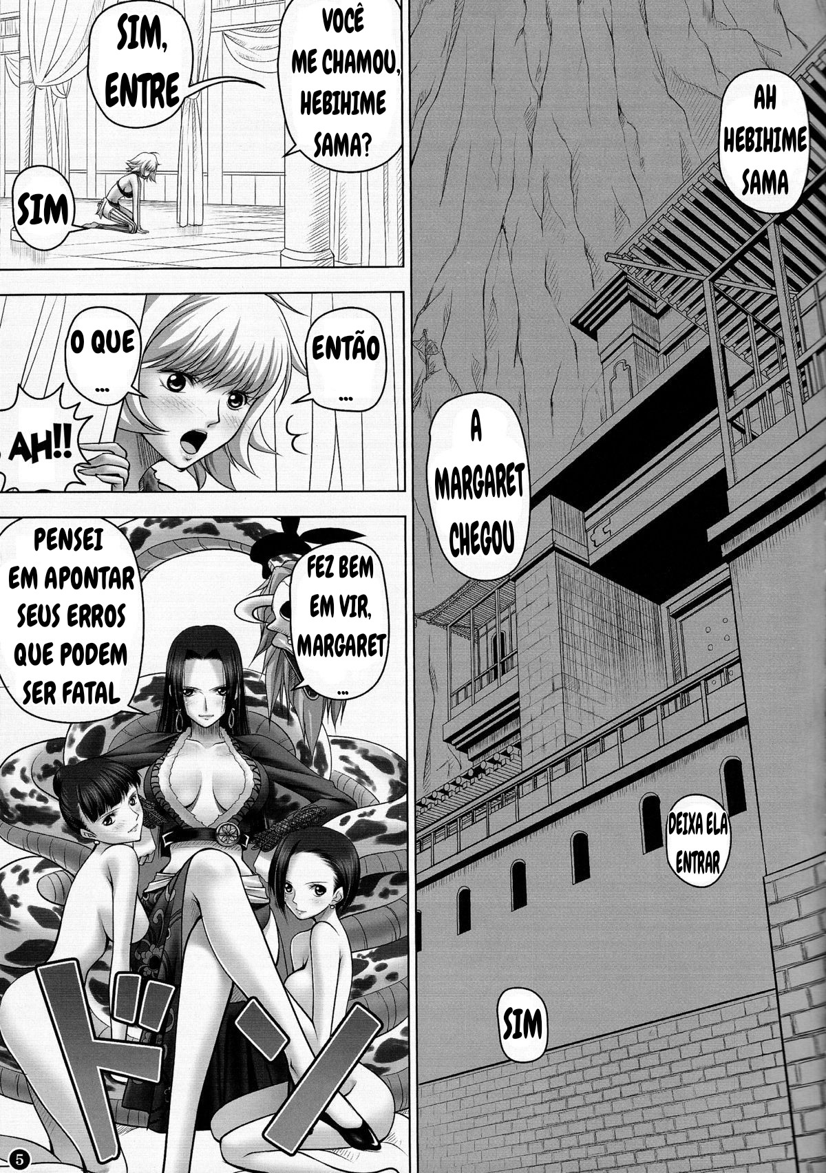 Hebihime-Sama Punishes Margaret (One Piece) 图片编号 4