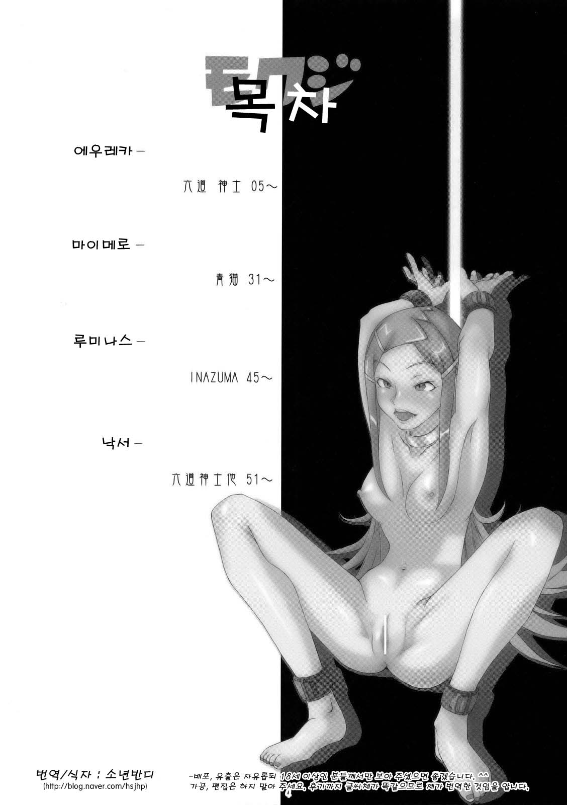 (C69) [Rikudoukan (Aoneko, INAZUMA, Rikudou Koushi)] Rikudou no Eureka (Eureka 7, Onegai My Melody, Futari wa Precure) [korean] numero di immagine  3