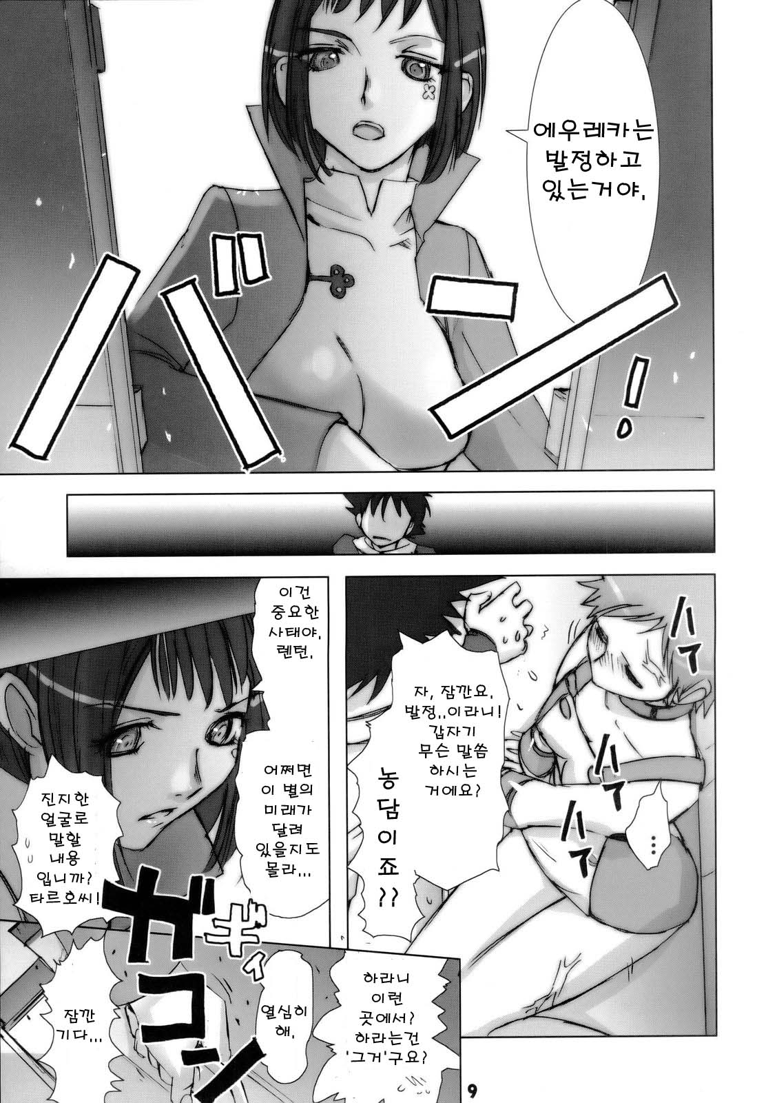 (C69) [Rikudoukan (Aoneko, INAZUMA, Rikudou Koushi)] Rikudou no Eureka (Eureka 7, Onegai My Melody, Futari wa Precure) [korean] numero di immagine  8