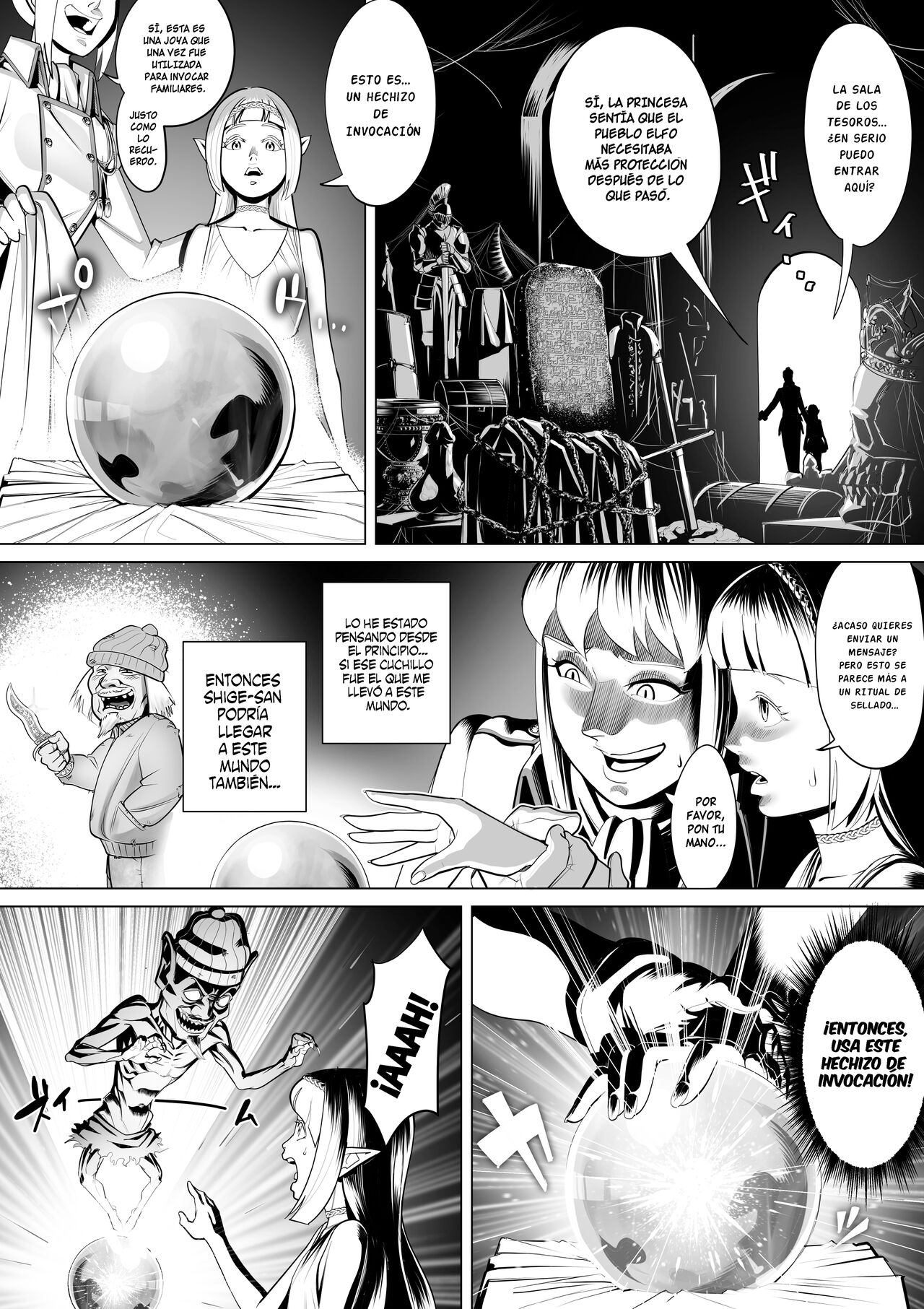 [Haburashi] The Reincarnated Orc's. A Story Of Possession In A Different World [Spanish] 图片编号 17