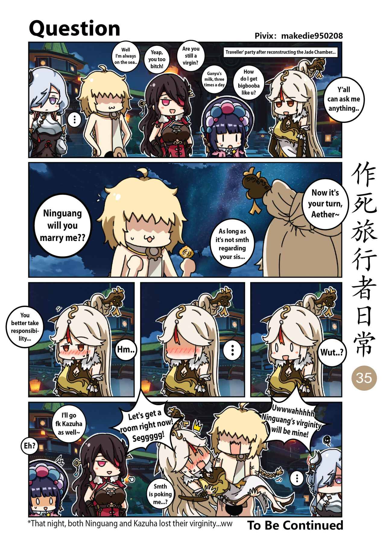 [作死日常] Make Die Traveler Daily Life (Genshin Impact) [English] [Ongoing] 이미지 번호 36