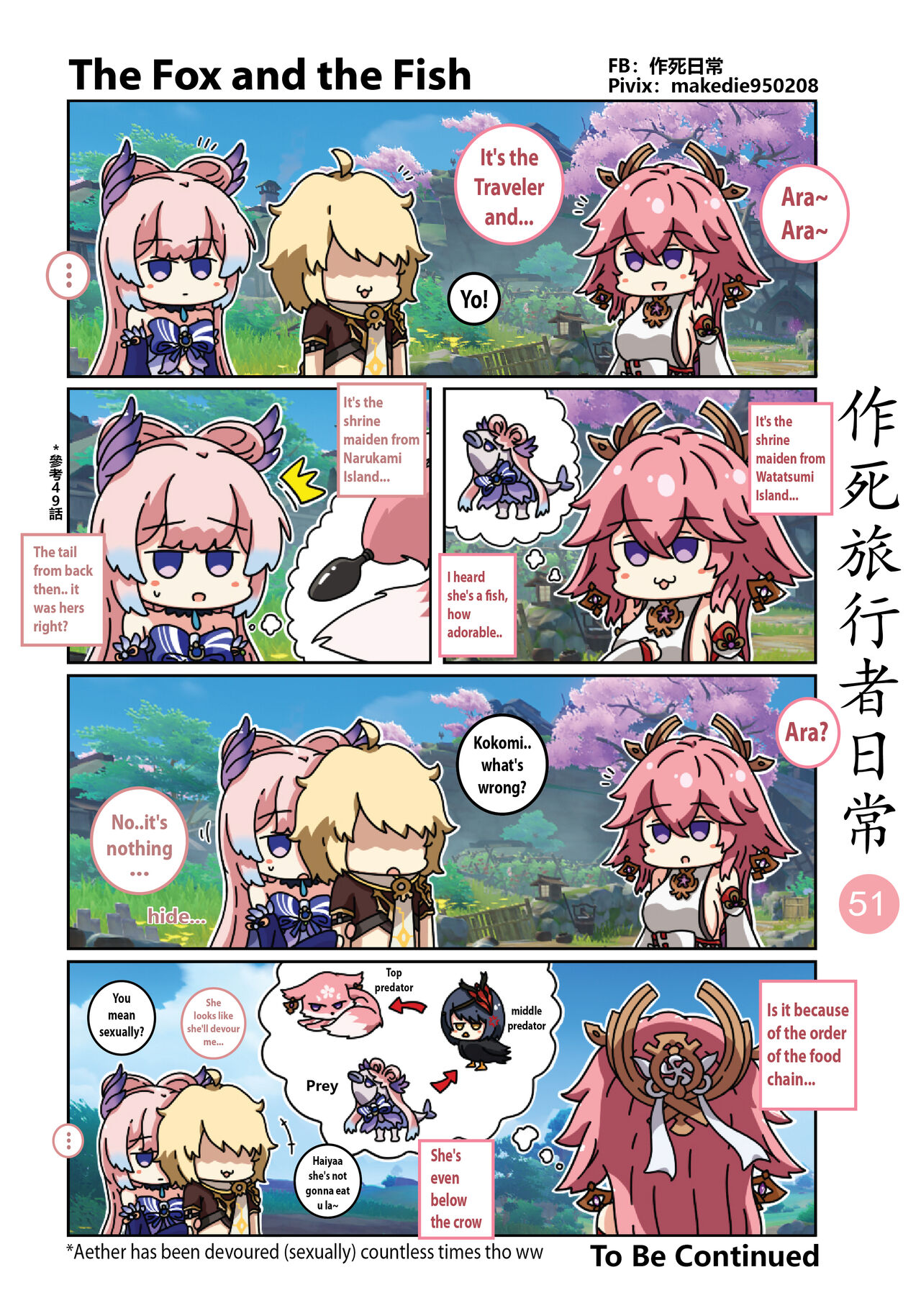 [作死日常] Make Die Traveler Daily Life (Genshin Impact) [English] [Ongoing] 이미지 번호 52