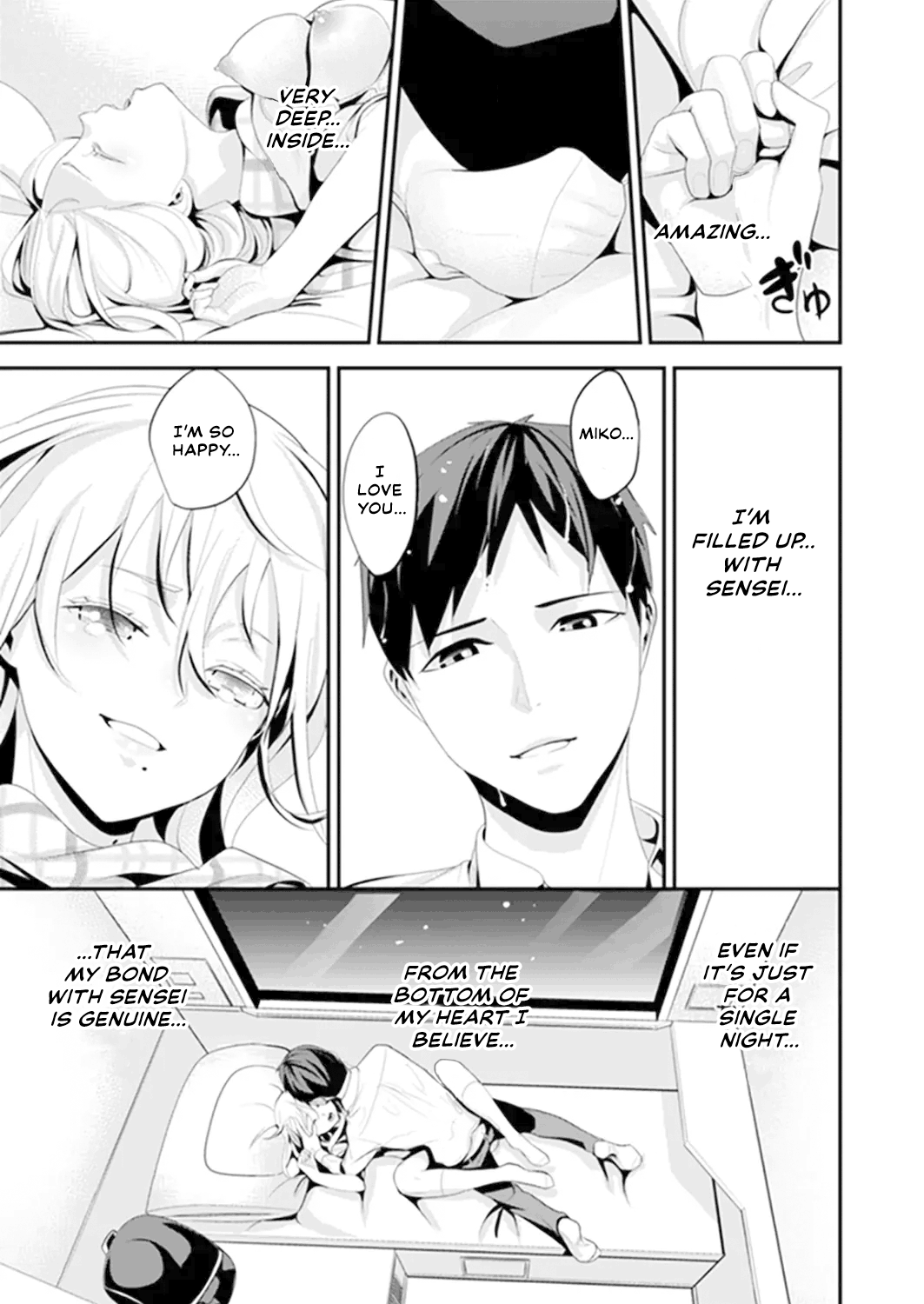 [Sanukiyan] My first time with sensei. - Hold me tight until it hurts - Kyou, Sensei to Hajimete o. - Kizutsuku Made Tsuyoku Daite [English] [Thennos Scans + Akaibara] 图片编号 101