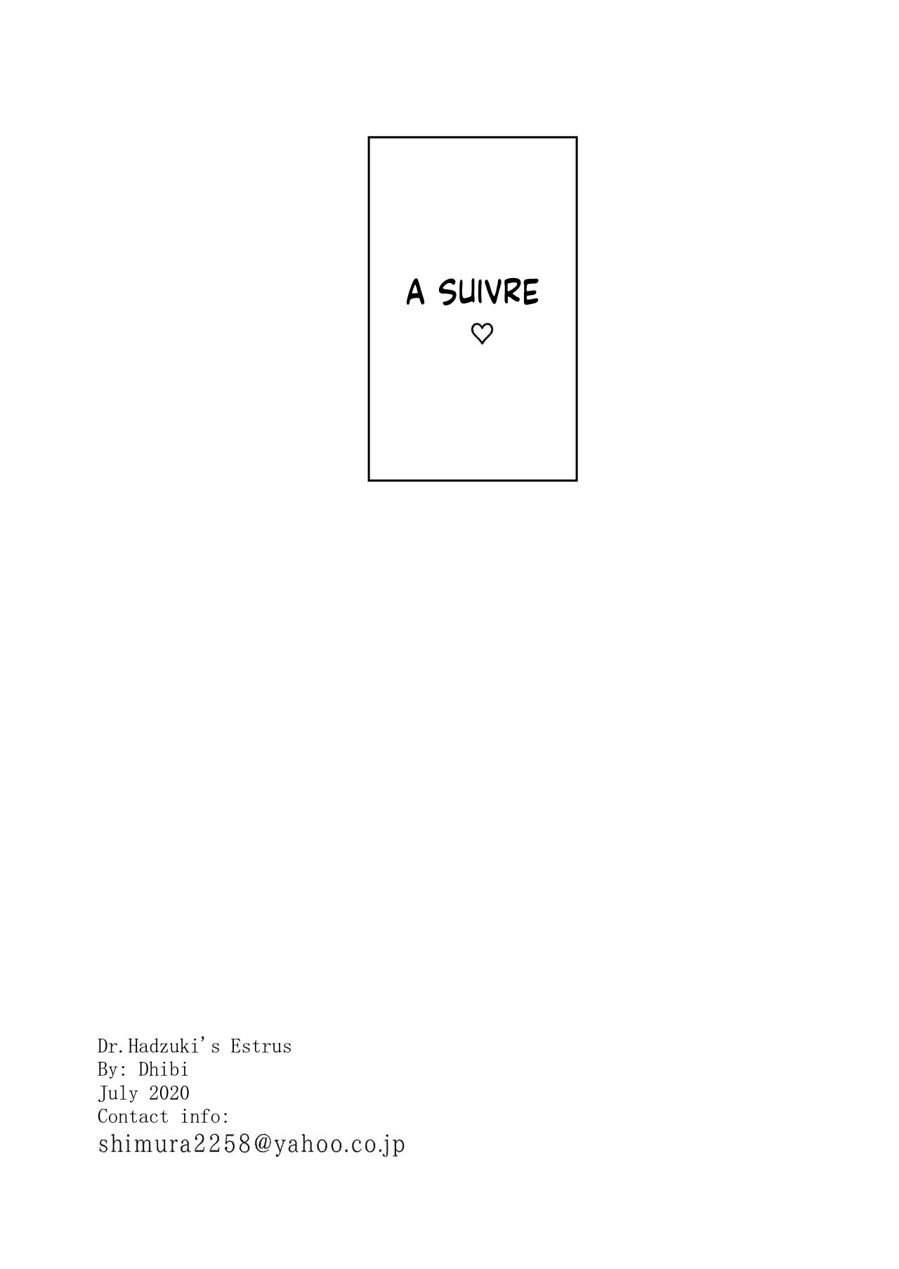 [Dhibi] Hazuki-sensei no Hatsujouki [French] [Histoire d'Hentai] image number 35