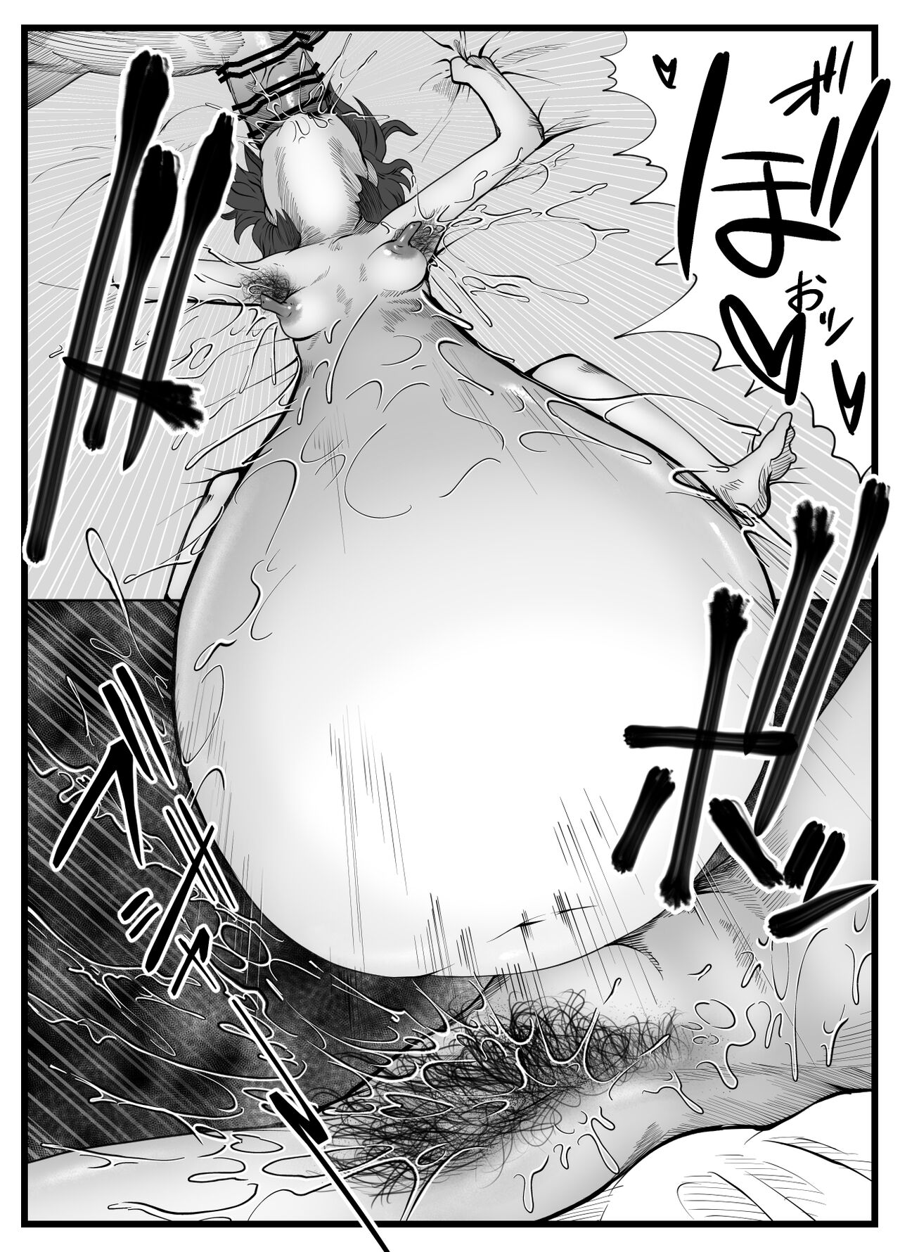 [月夜の研Q所]  腋汁彼女の極太ノドケツ貫通射爆 [腋毛版] 이미지 번호 37