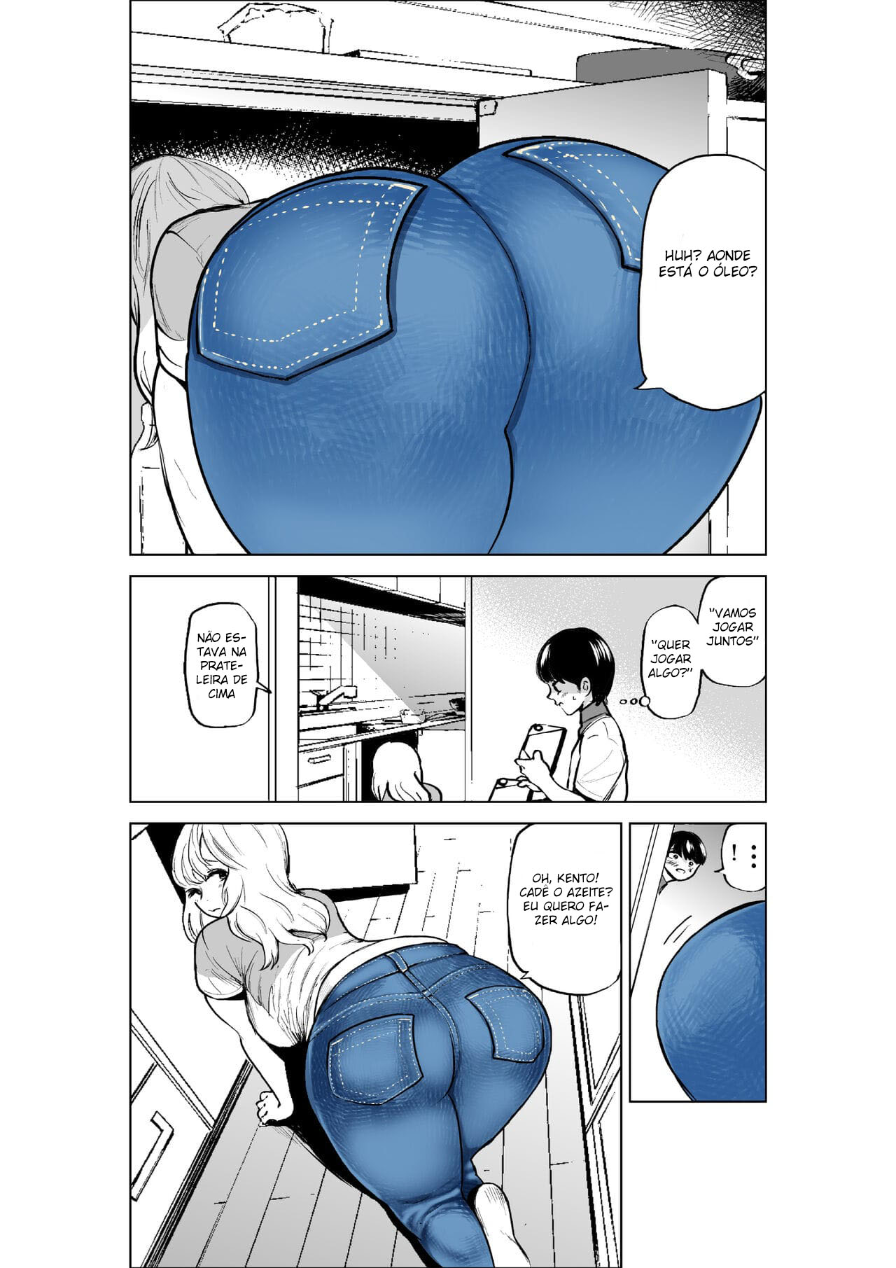 [takaya (Fukuhara Takaya)] Onee-chan to Kyori o Chijimeru Hanashi [Portuguese-BR] [Mundo Hentai] Bildnummer 4
