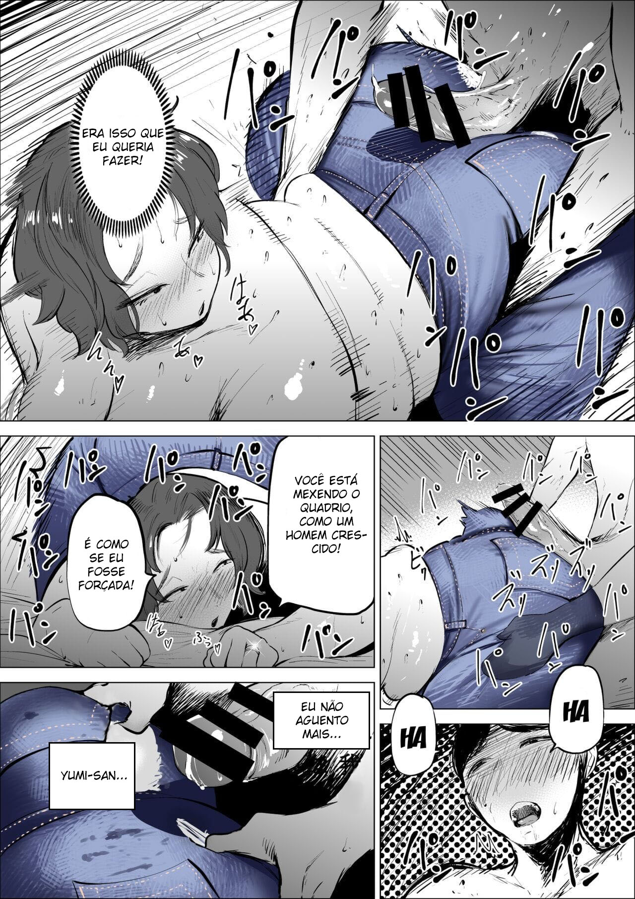 [takaya (Fukuhara Takaya)] Jeans wa Iteru Kowakute Nigate dakedo Megutai na Tomodachi no Okaa-san [Portuguese-BR] [Mundo Hentai] Bildnummer 42