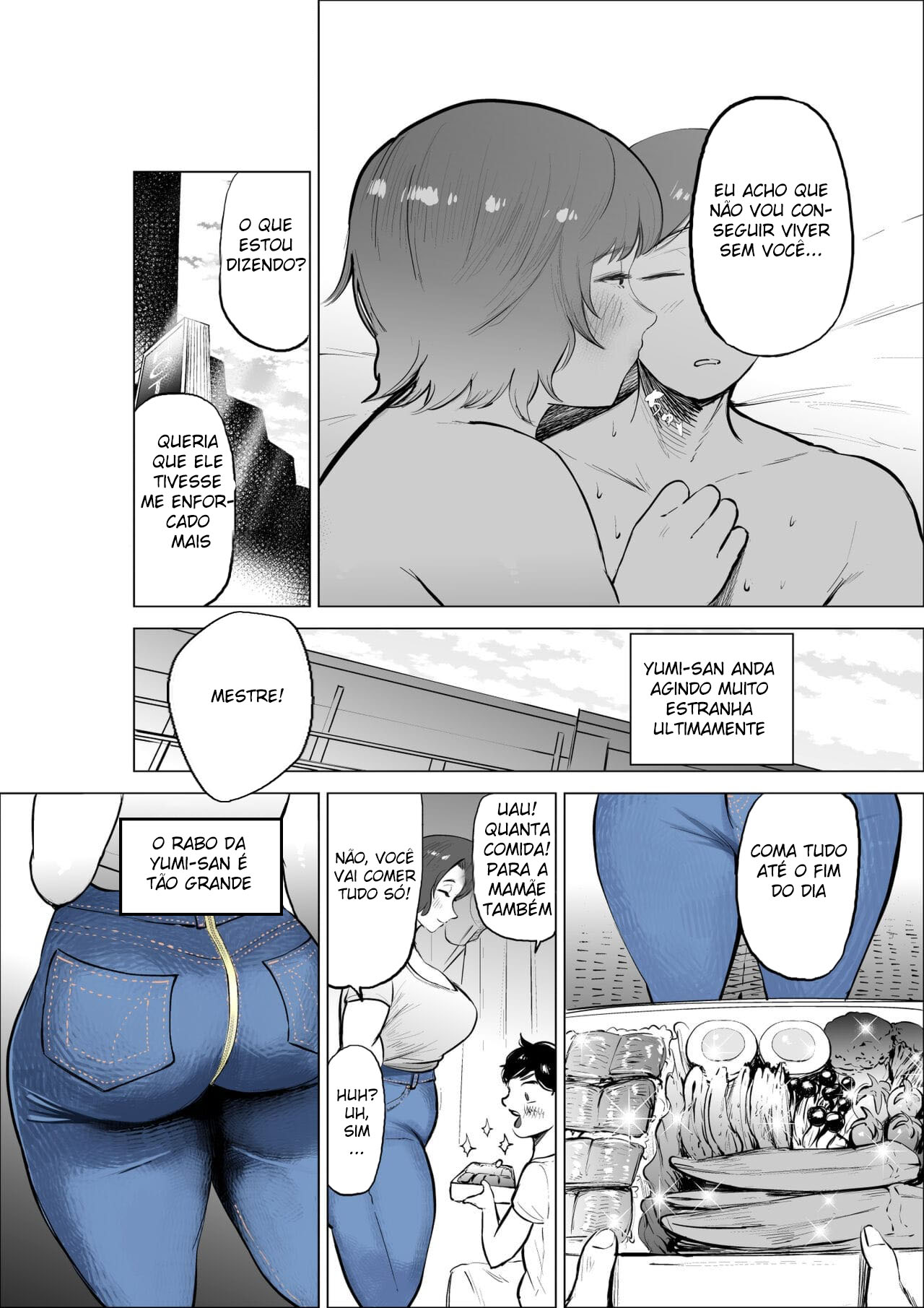 [takaya (Fukuhara Takaya)] Jeans wa Iteru Kowakute Nigate dakedo Megutai na Tomodachi no Okaa-san [Portuguese-BR] [Mundo Hentai] Bildnummer 54