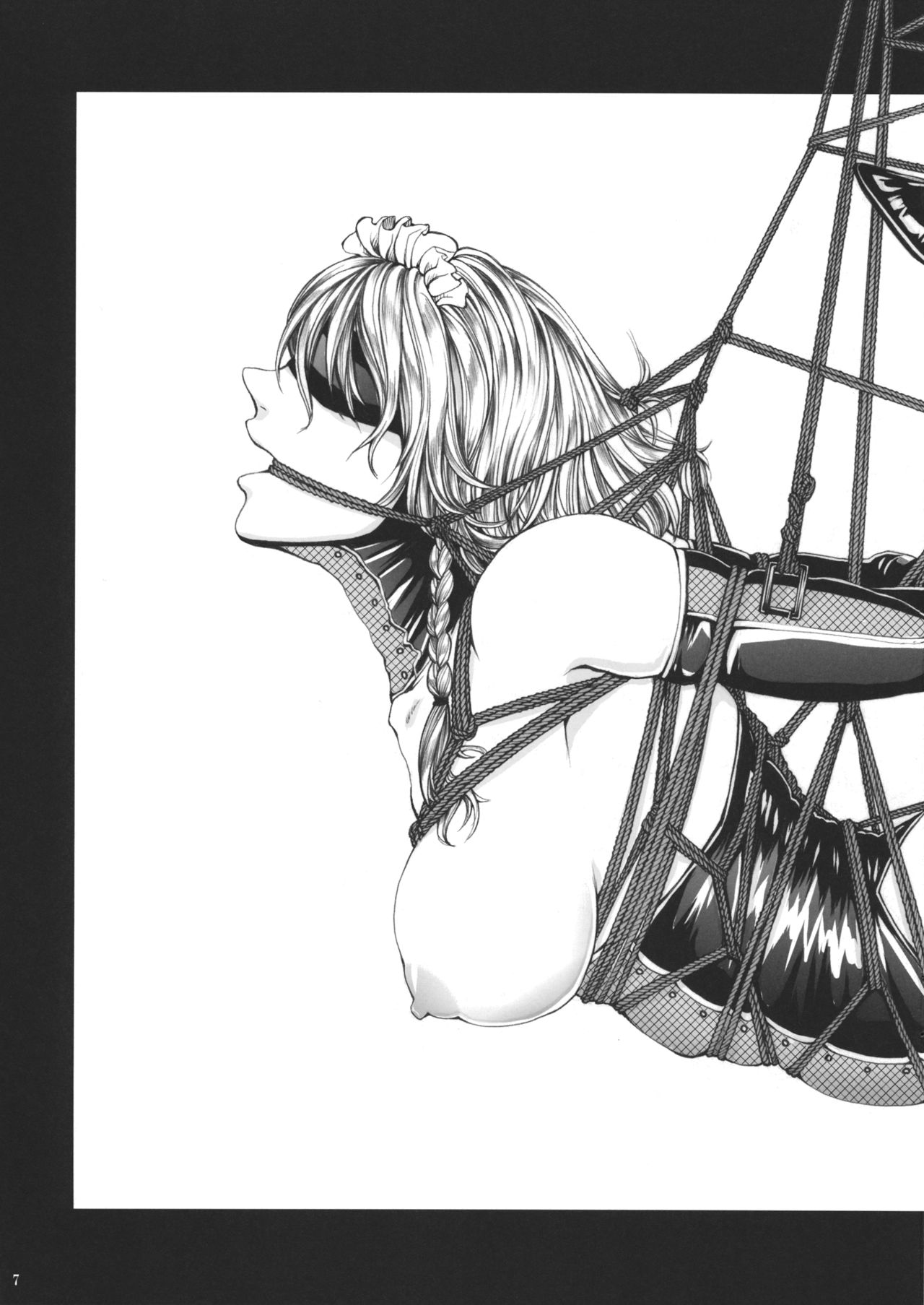 (Reitaisai 11) [Daiji na Koto wa Nikai mo Iwanai (Hasebe soutsu)] Sakuya Kinbaku Kousoku (Touhou Project) (Chinese) image number 6