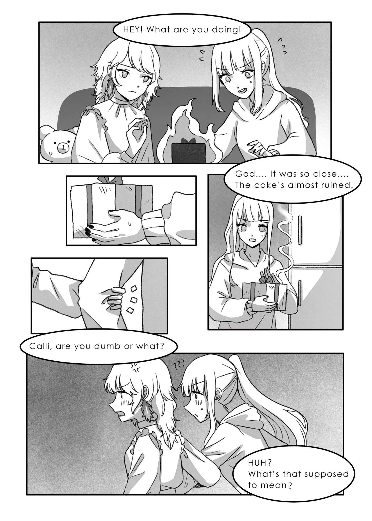 [Murmur] Tonight, Good Night [Mori Calliope, Takanashi Kiara] [English] 이미지 번호 15