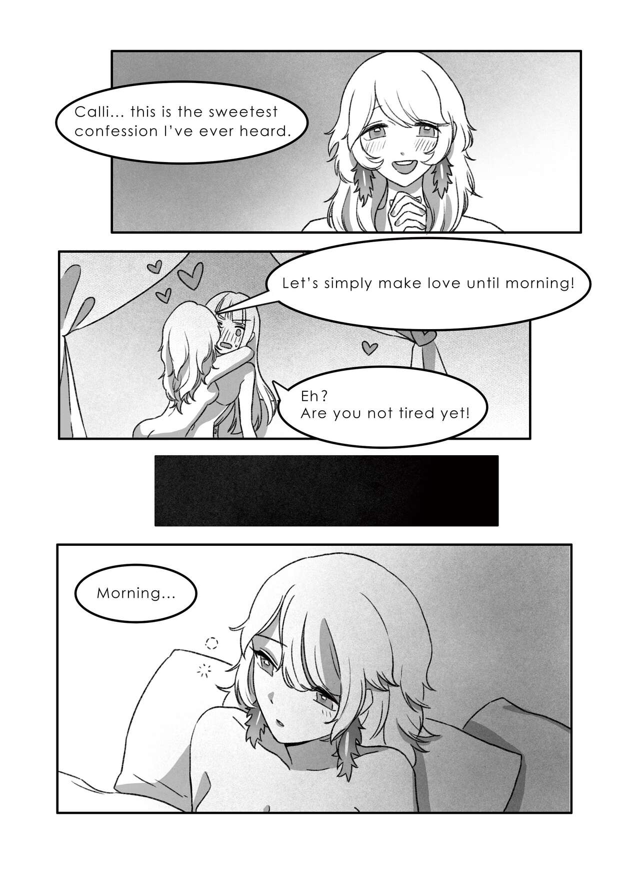 [Murmur] Tonight, Good Night [Mori Calliope, Takanashi Kiara] [English] 이미지 번호 26