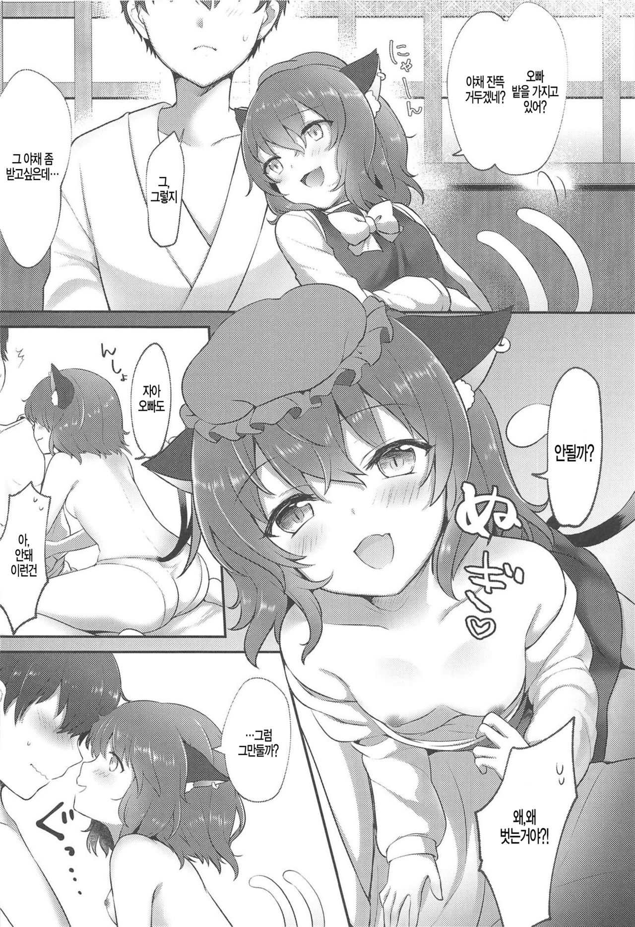 (Meikasai 13) [Kingyo Origin (Kayama Rim)] Neko no Ongaeshi (Touhou Project) [Korean] 画像番号 5