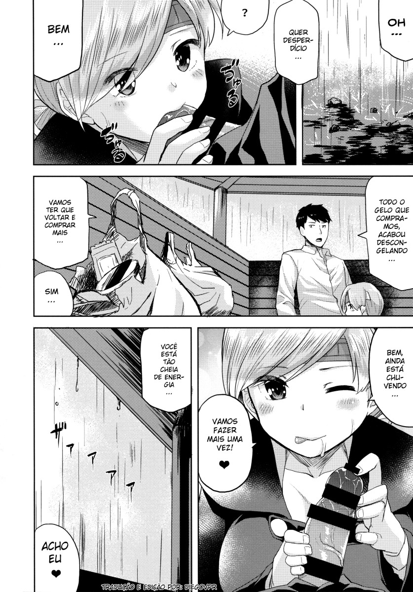 (Houraigekisen! Yo-i! 29Senme) [Tenrake Chaya (Ahru.)] Amayadori (Kantai Collection -KanColle-) [Portuguese-BR] 19eme image