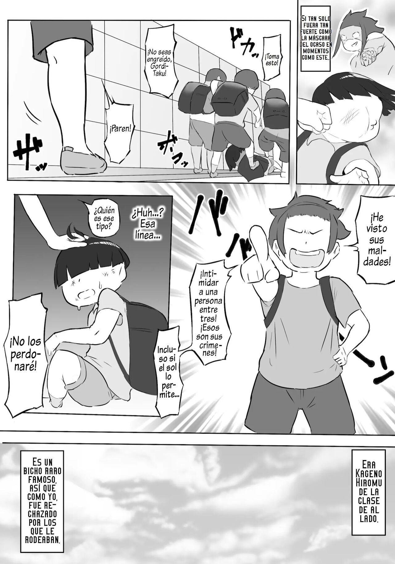 [Oni Kizoku] Boku wa Hero Paranoia Zenpen [Spanish] [Al Chile No se Scan] Bildnummer 8