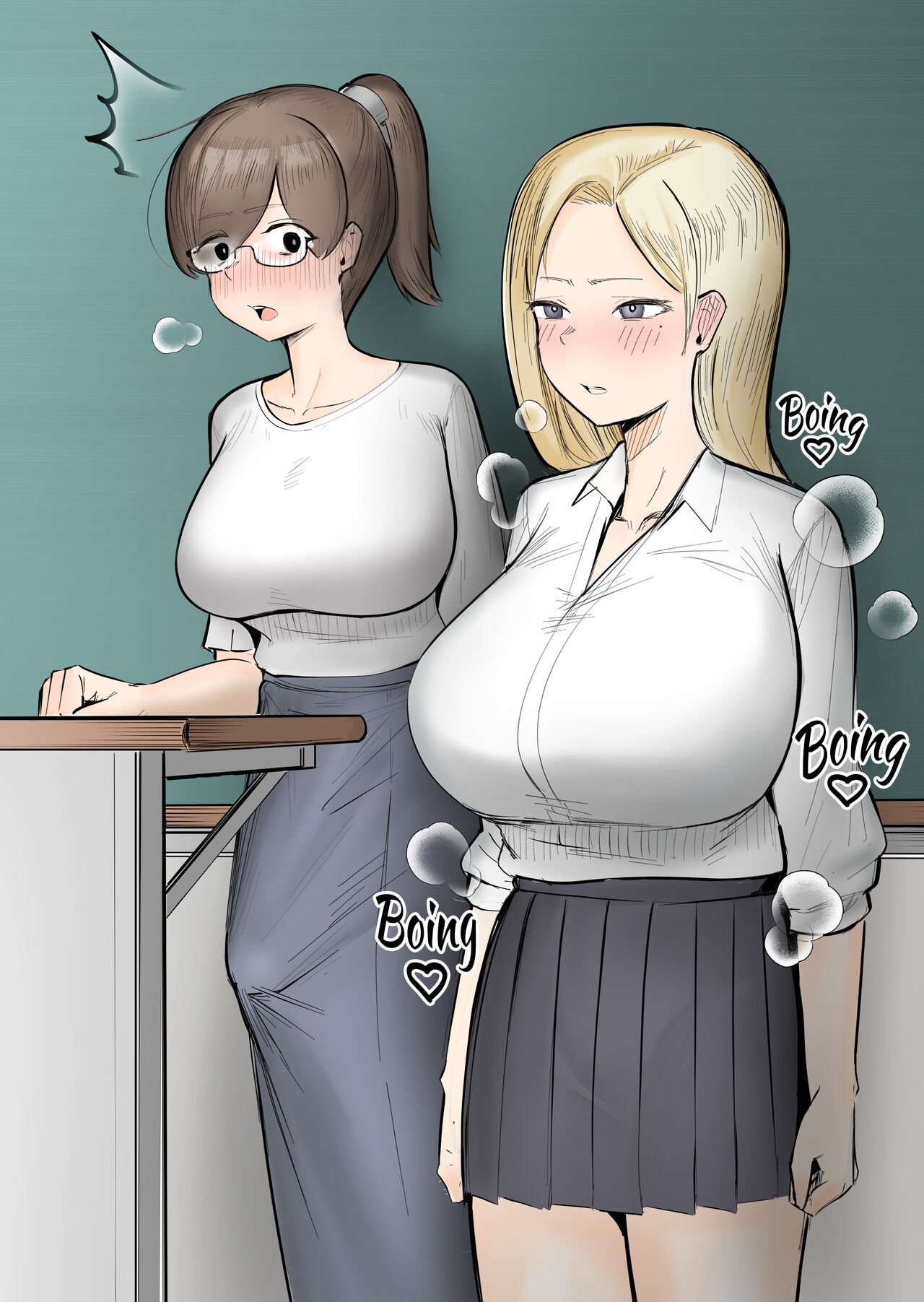 [Flat Rurit (Taira Rurit)] An Erotic Gal That Gets Female Teachers Erect [English] [Mr_Person Translation] image number 1