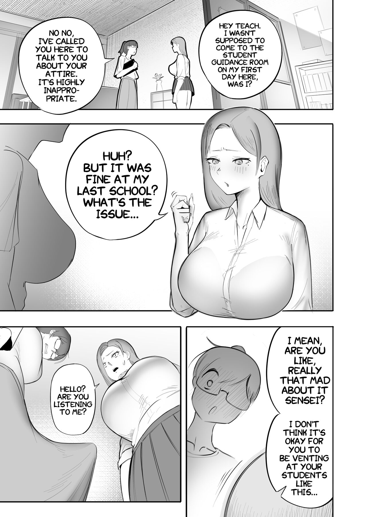 [Flat Rurit (Taira Rurit)] An Erotic Gal That Gets Female Teachers Erect [English] [Mr_Person Translation] image number 4