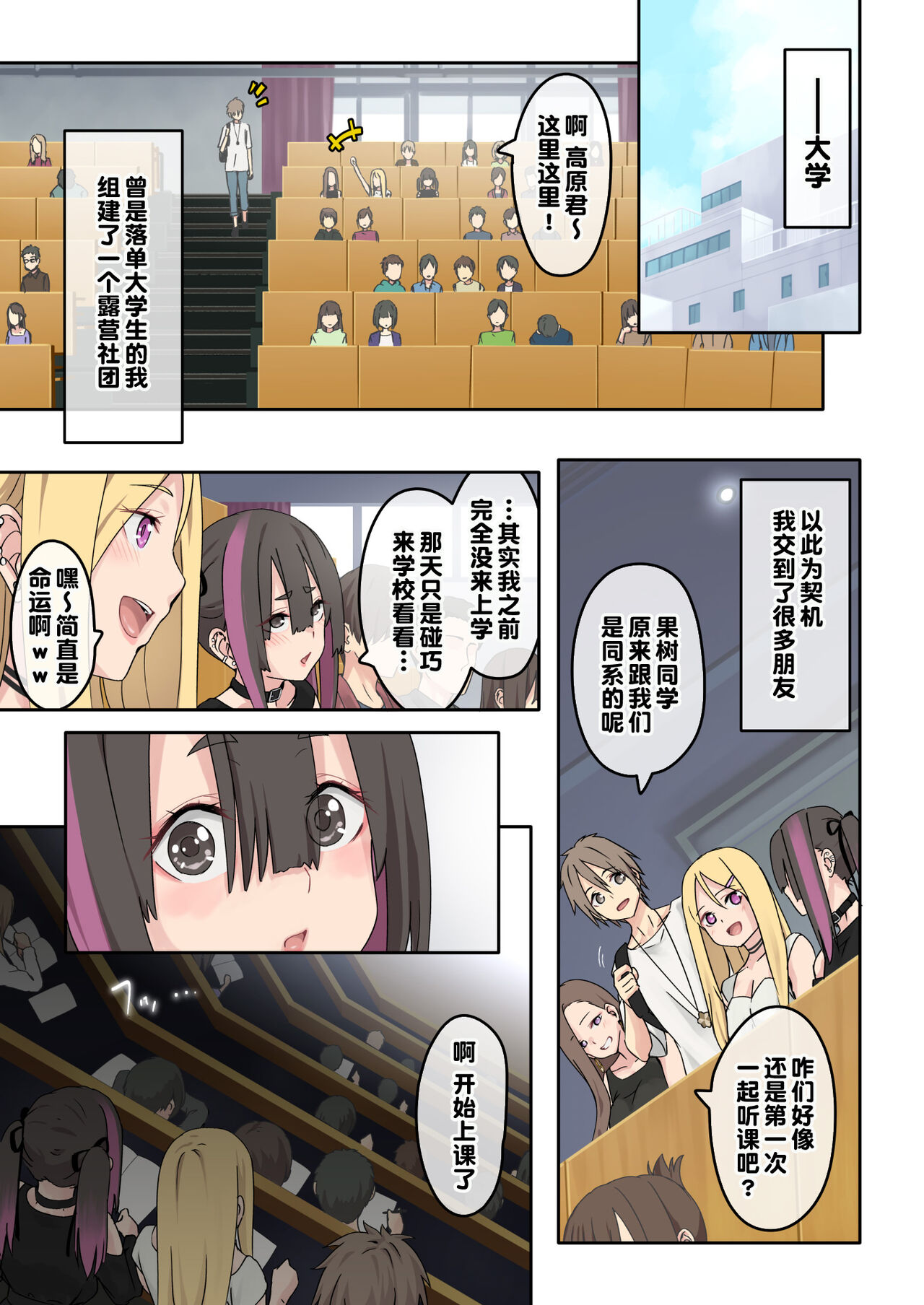 [TJ_studio (Toji)] Gal Camp ~Circle o Tsukuttara Onnanoko Bakari Atsumatte Kita Hanashi~ [Chinese] [甜族星人出资x一只麻利的鸽子汉化] imagen número 61