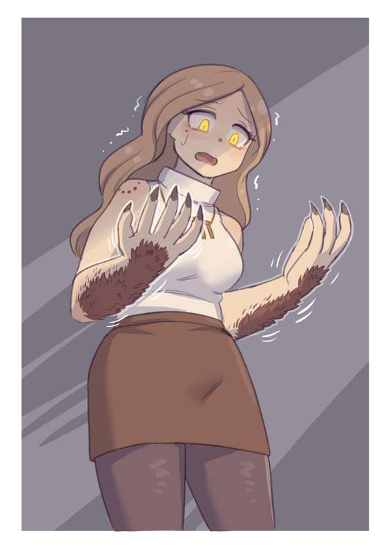 Futanari Werewolf by Mokushi Bildnummer 3