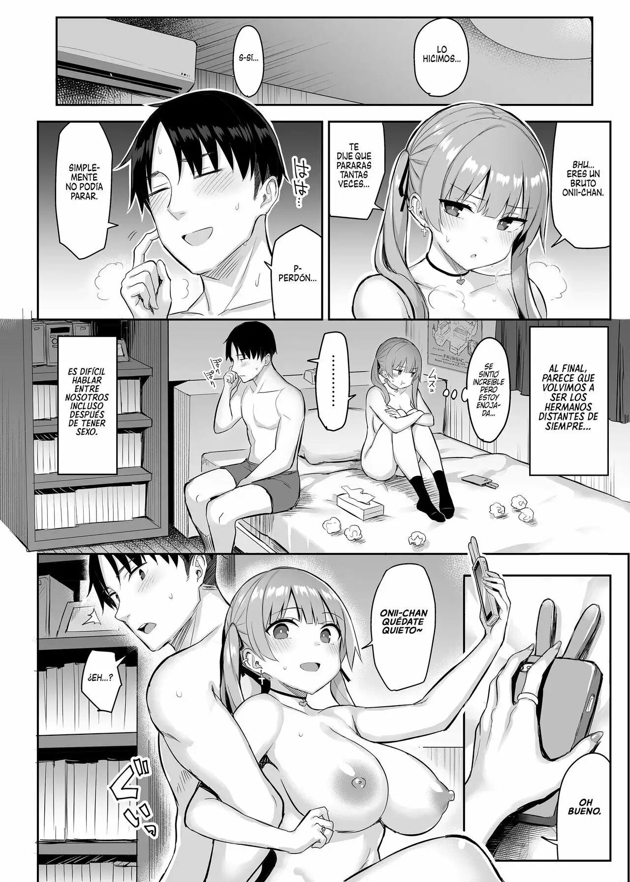 Ichibocchi (Ichinomiya Yuu)] Moto InCha no Kyonyuu Yariman Imouto ga Erosugite, Onii-chan wa Mou...!! 1-3 | ¡¡Mi Hermanita Quien era una Comelibros se Convirtió en una Puta de grandes Tetas...!! 1-3 [Spanish] [NekoCreme] 이미지 번호 37