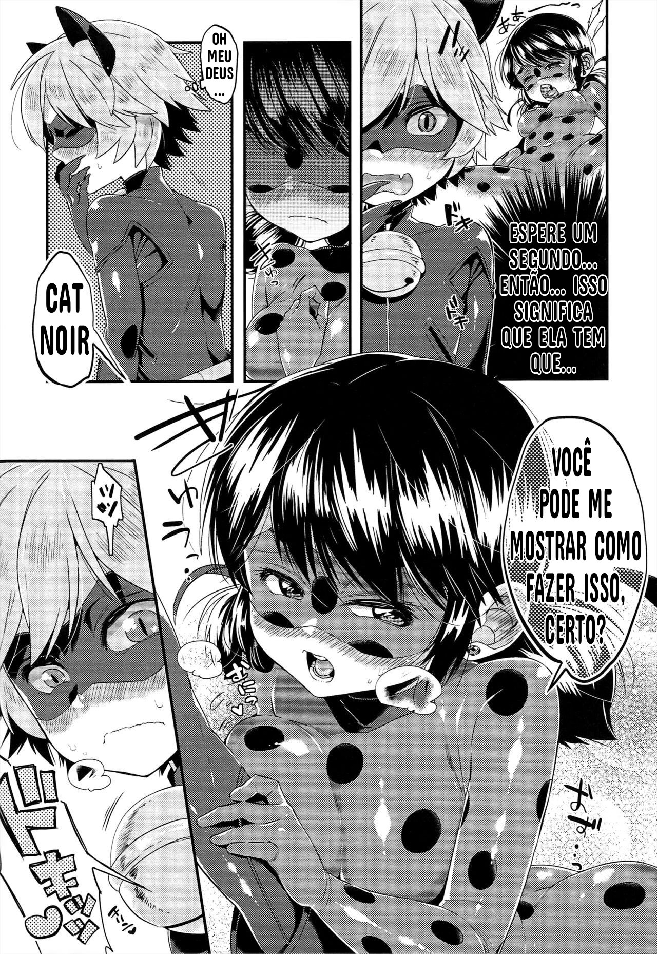 (Futaket 12.5) [21kg (Kito)] Teki no Shoi de Futanari ni Sareta Ladybug ga Cat Noir no Shojo o Ubacchau Hon (Miraculous Ladybug) [Portuguese-BR] изображение № 5