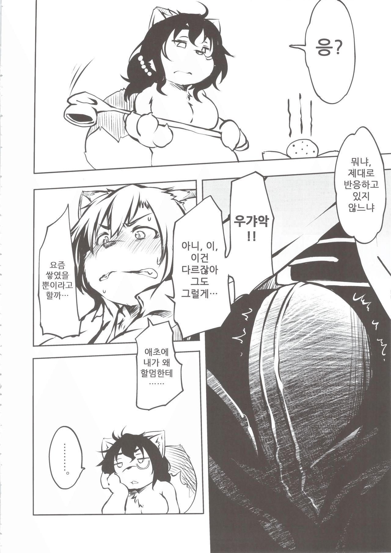 (C84) [Rairaku Jinja (Koishi Chikasa)] Tanuki no Obaa-chan to Issho | 너구리 할머니와 함께 [Korean] 【나나치 저장소】 image number 10