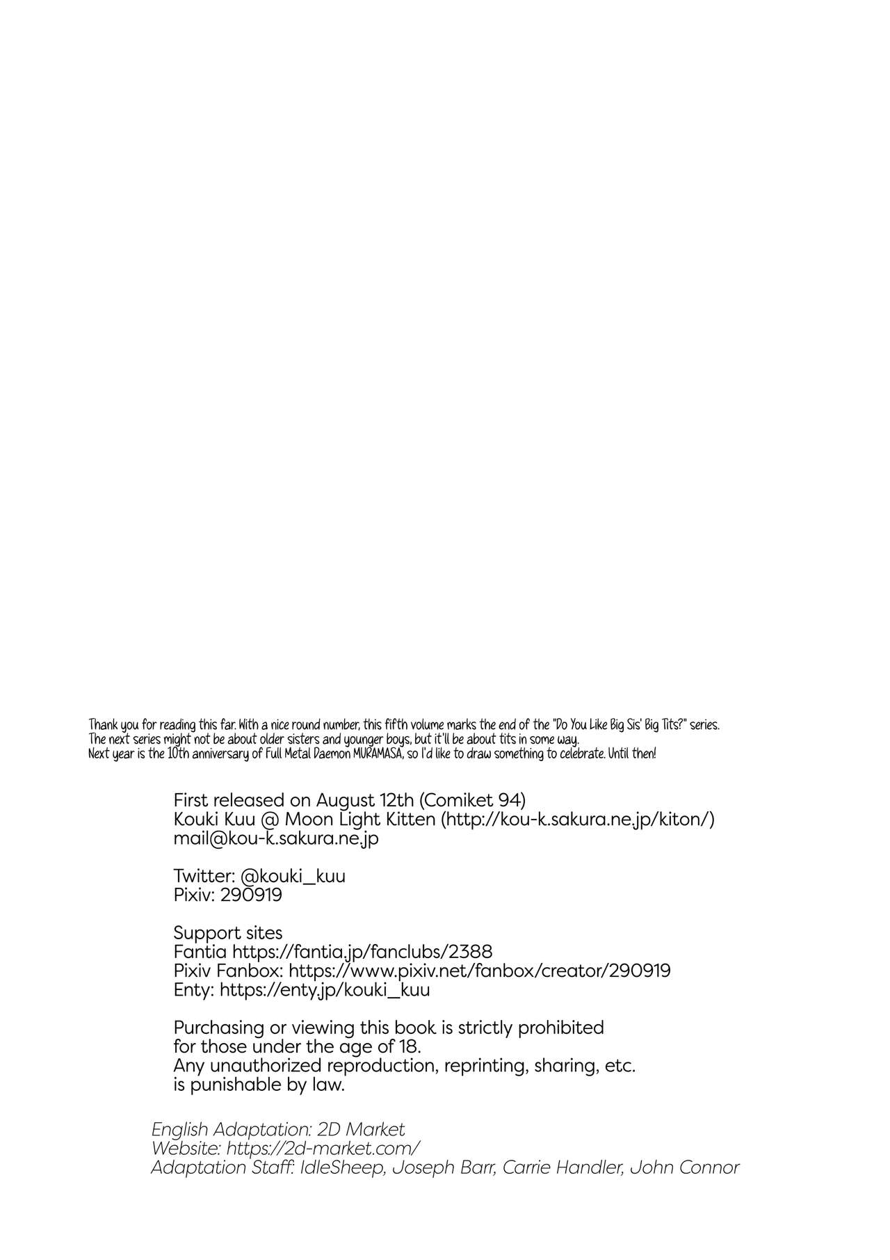 [Moon Night Kitten (Kouki Kuu)] Do You Like Big Sis' Big Tits？ FÜNF 图片编号 23