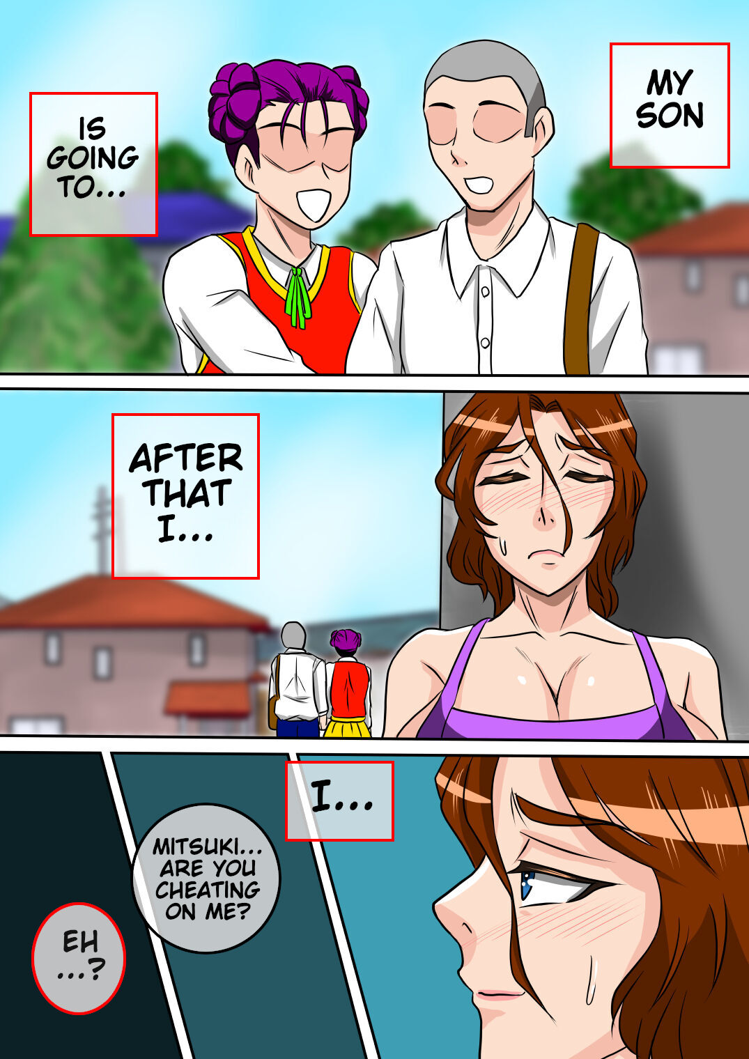 [Karakuri Korokke] Ofukuro no Seishidou o Uketemitara | What if My Mother Tried Giving Me Sex Lessons? [English] 图片编号 30