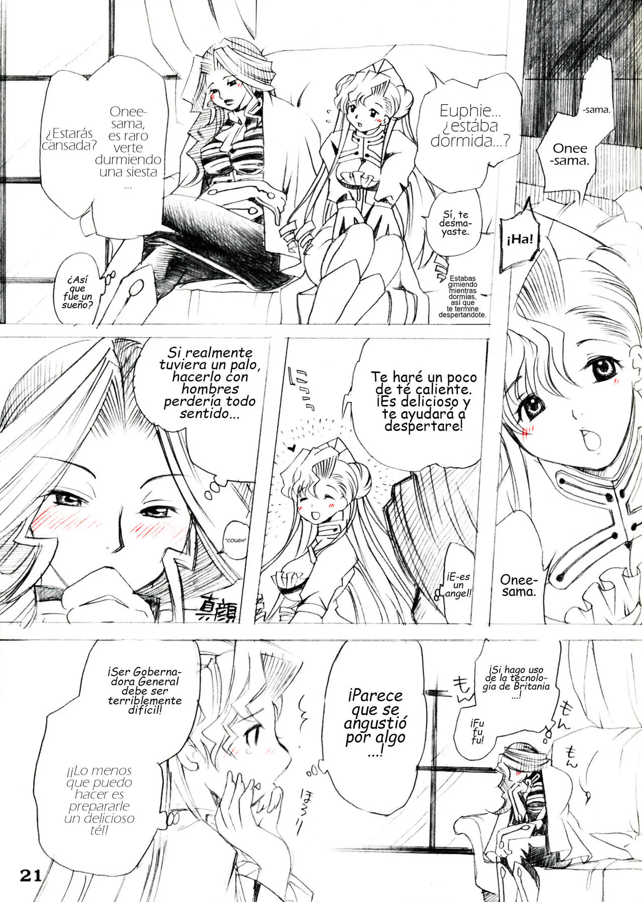 (C73) [FANGS (Higashimidou Hisagi)] Futanari Euphemia x Kyonyuu Cornelia (Code Geass: Lelouch of the Rebellion) [Spanish] [Renasentista_313] 21eme image