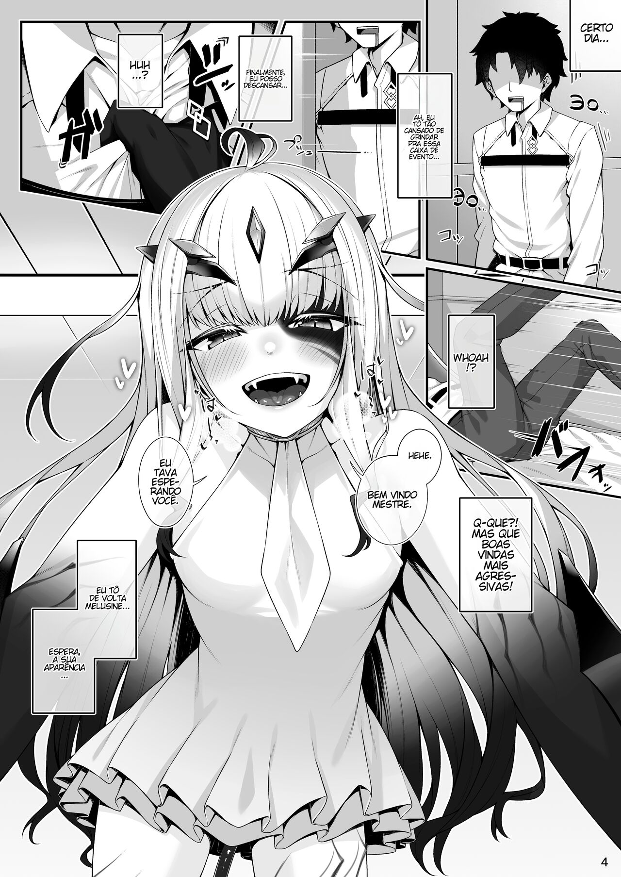 [Watochip Melonpan (Watosu)] Melusine to Motto Motto Iroiro Ecchi Hon | Fazendo ainda mais safadezas com a Melusine [Portuguese-BR] [Bagre] [Digital] imagen número 3