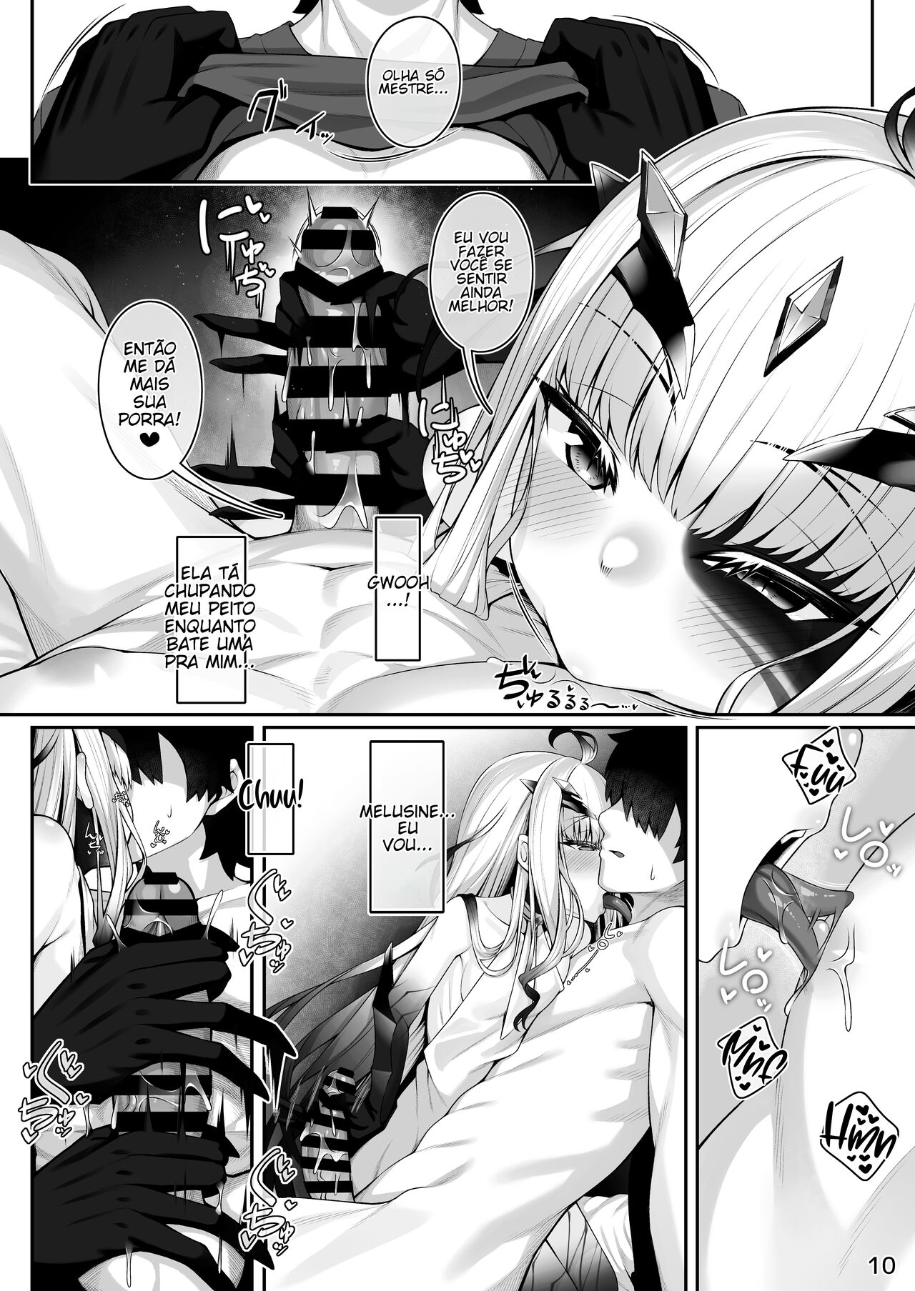 [Watochip Melonpan (Watosu)] Melusine to Motto Motto Iroiro Ecchi Hon | Fazendo ainda mais safadezas com a Melusine [Portuguese-BR] [Bagre] [Digital] imagen número 9