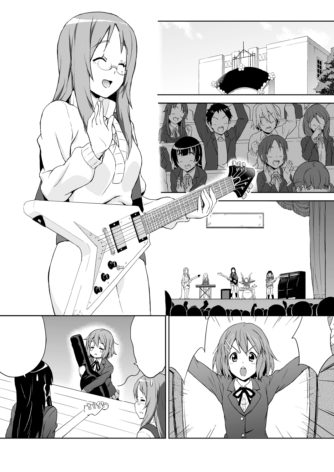 [Fukahire (Same)] SAWA-ON! (K-ON!) [Textless] [Digital] Bildnummer 3