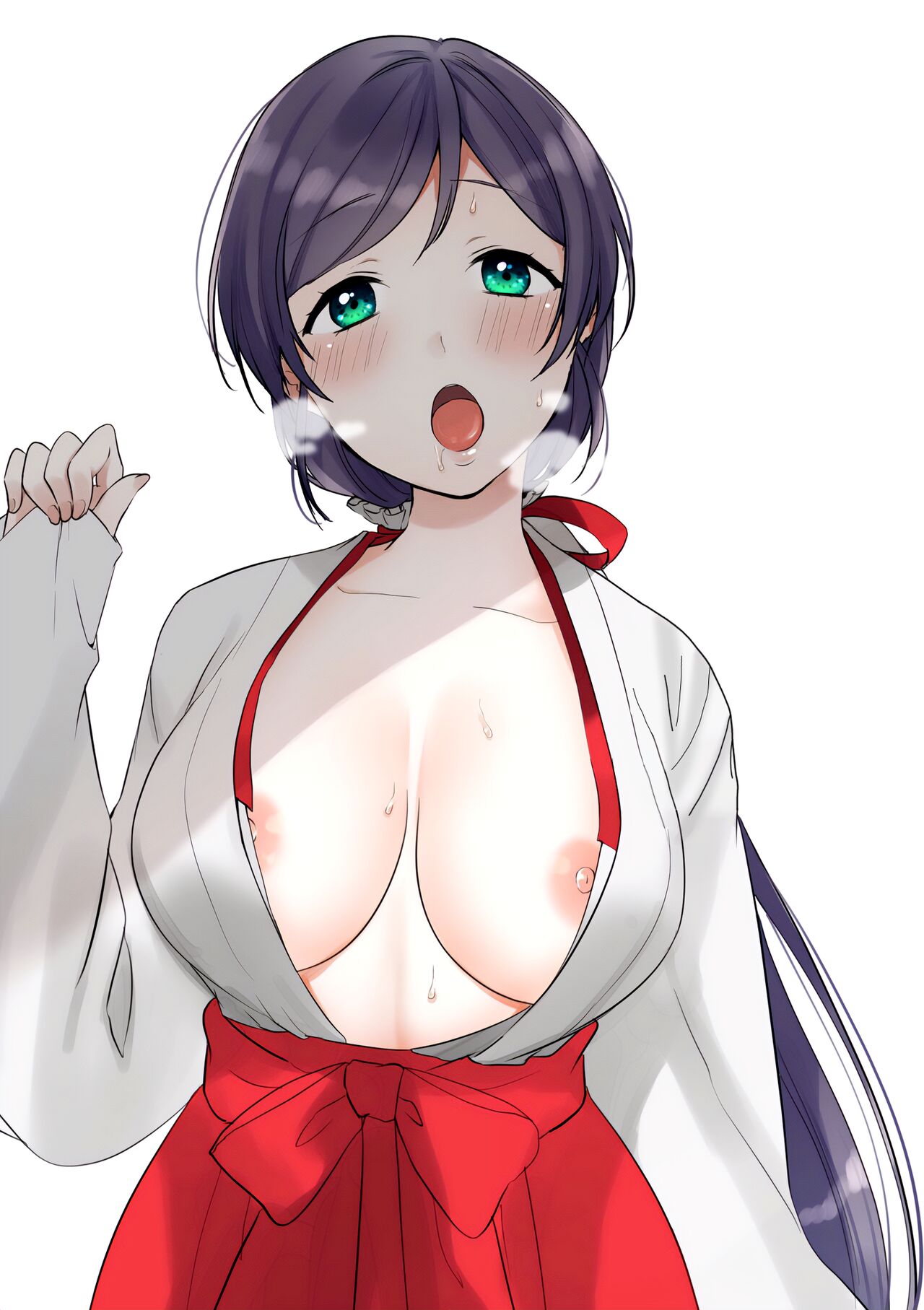 [Spica (Kazepana)] Miko-san no Himitsu no Gohoushi | Miss Miko's Private Service (Love Live!) [Textless] [Digital] 图片编号 1