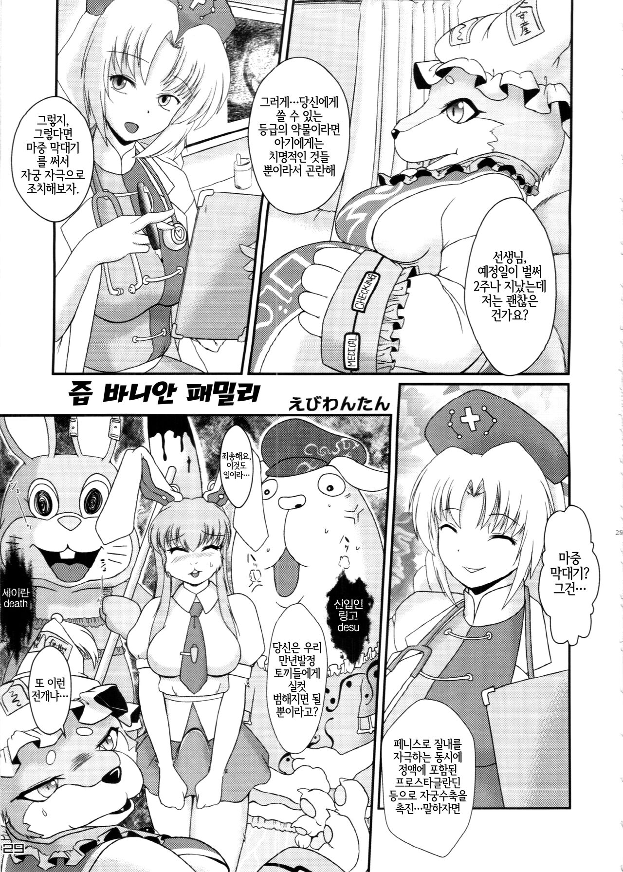 (C88) [Kitsunenomori (Various)] Touhou PLUMFUR 4 (Touhou Project) [Korean] [LWND] 画像番号 29