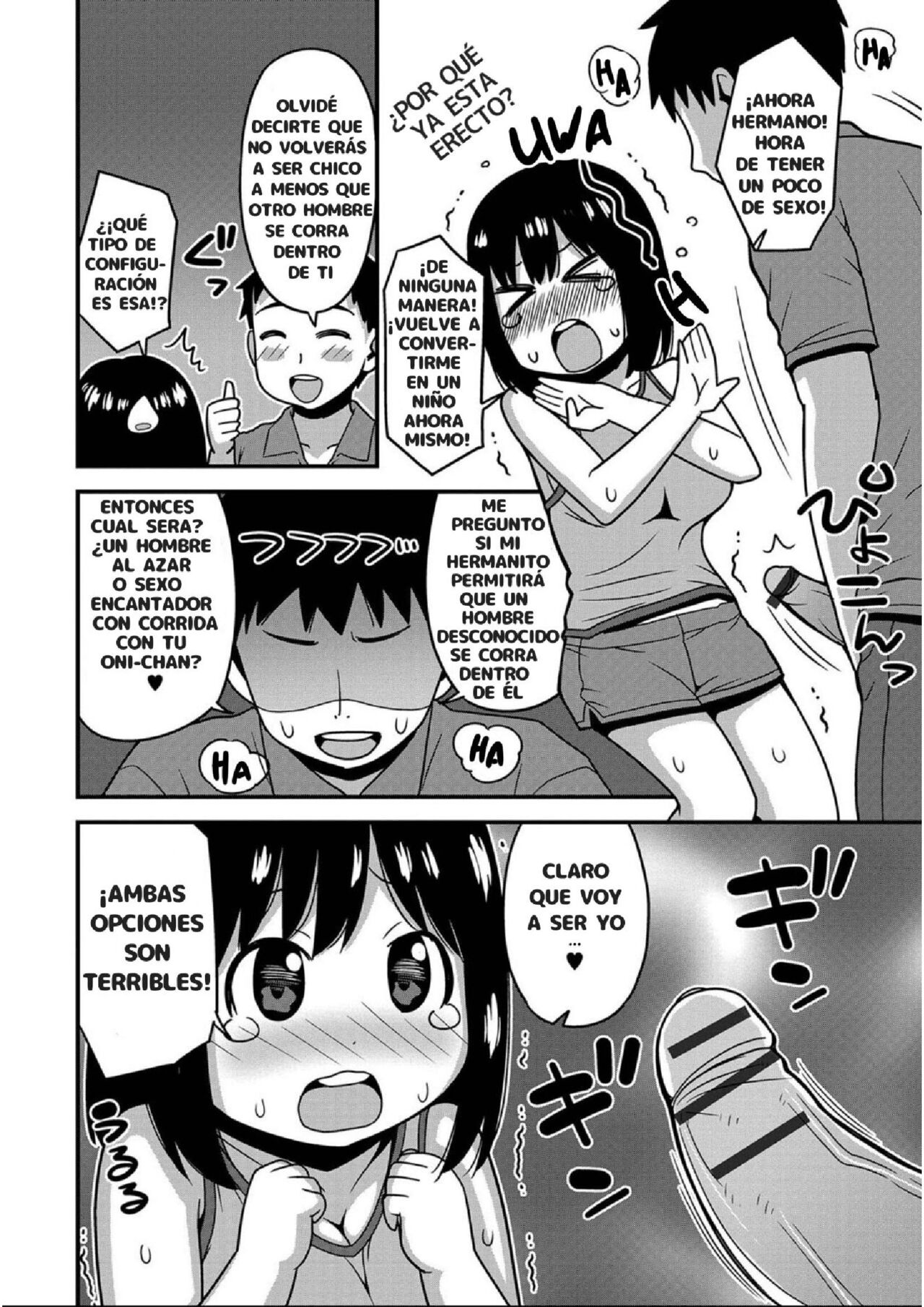 [Sanada] Onii-chan No Hajimete Wa Zenbu Boku To | La primera vez de Onii-chan sera conmigo (Nyotaika! Monogatari 7) [Spanish] [TF Scans] [Digital] numero di immagine  4