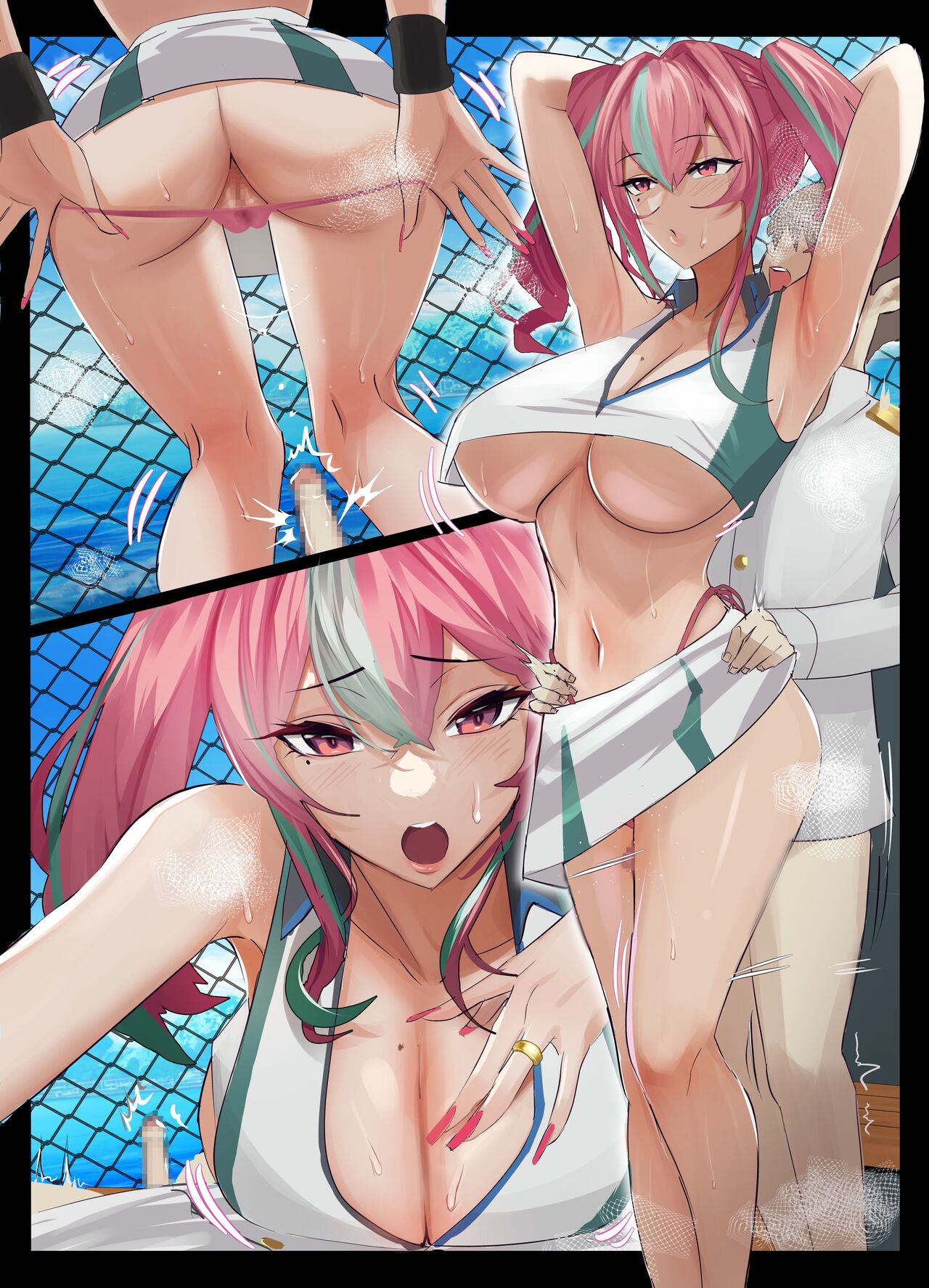 [全自動下ネタ製造マシーン (ちねつ)] だってダーリン…雑魚ちんぽなんだもん! (アズールレーン) 图片编号 33