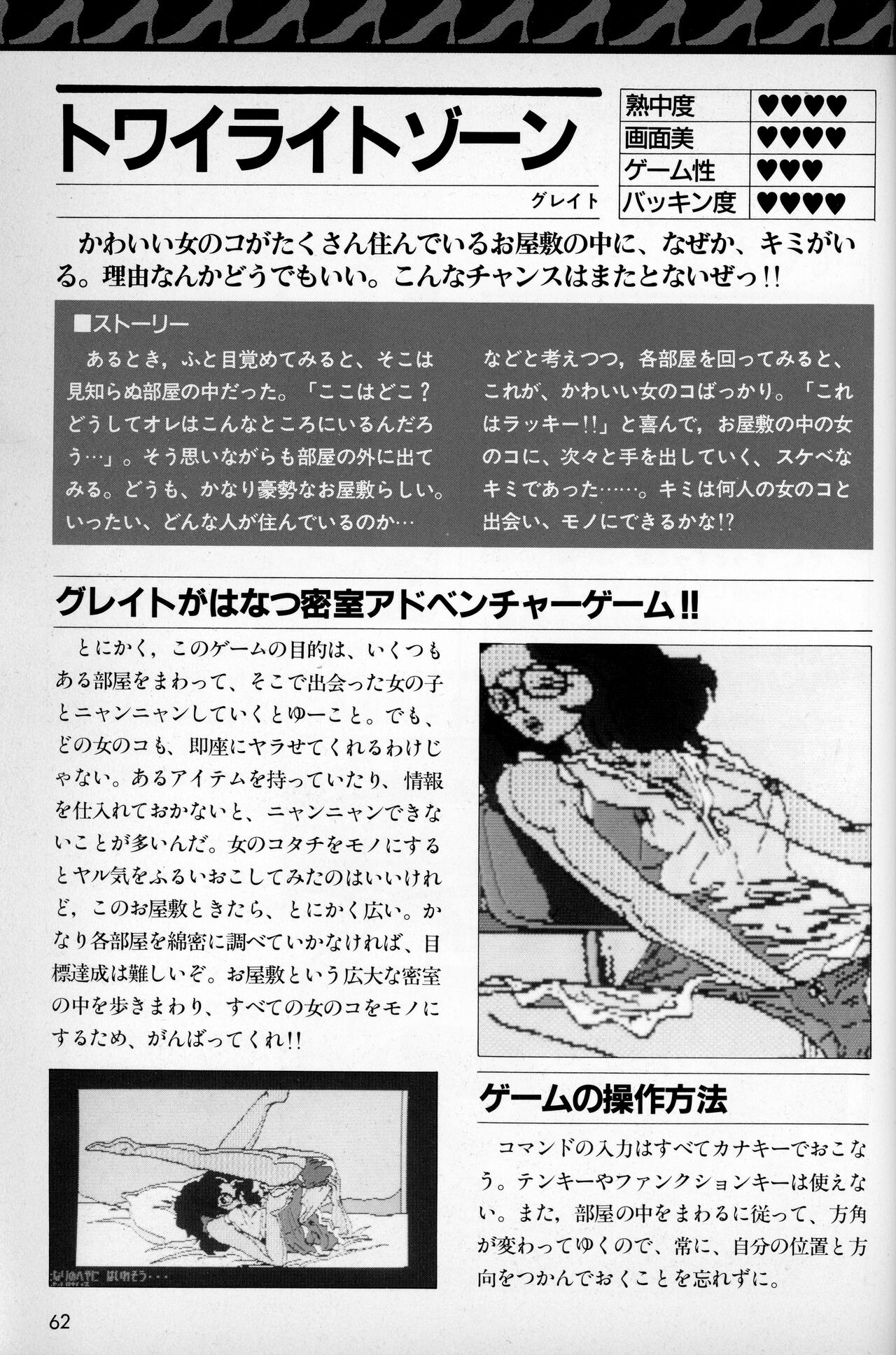 [Tokuma communications] PASOCOM GAME Bishōjo Pasocom Book (1987) [Planning office 102] 图片编号 66