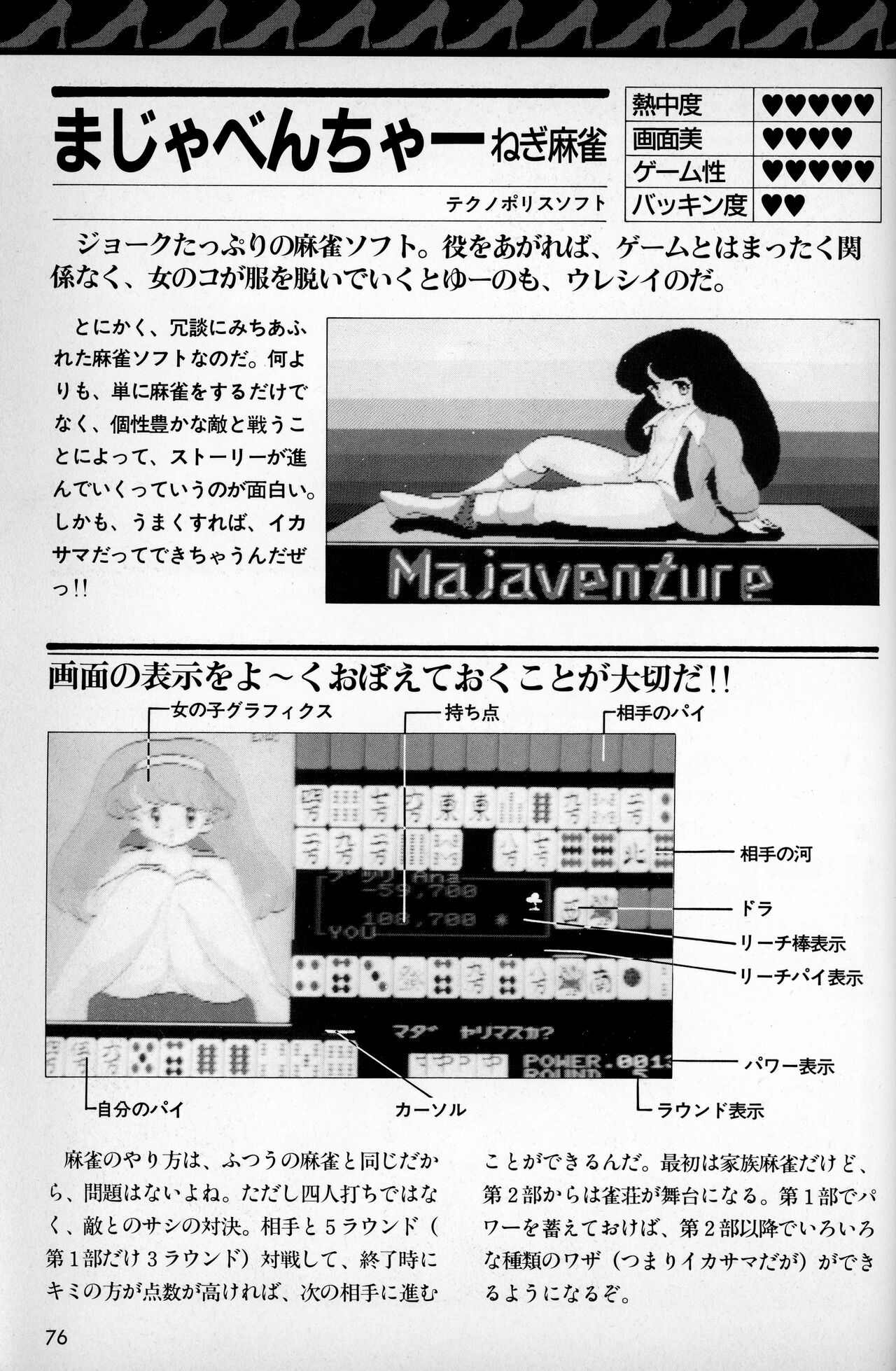 [Tokuma communications] PASOCOM GAME Bishōjo Pasocom Book (1987) [Planning office 102] 图片编号 80