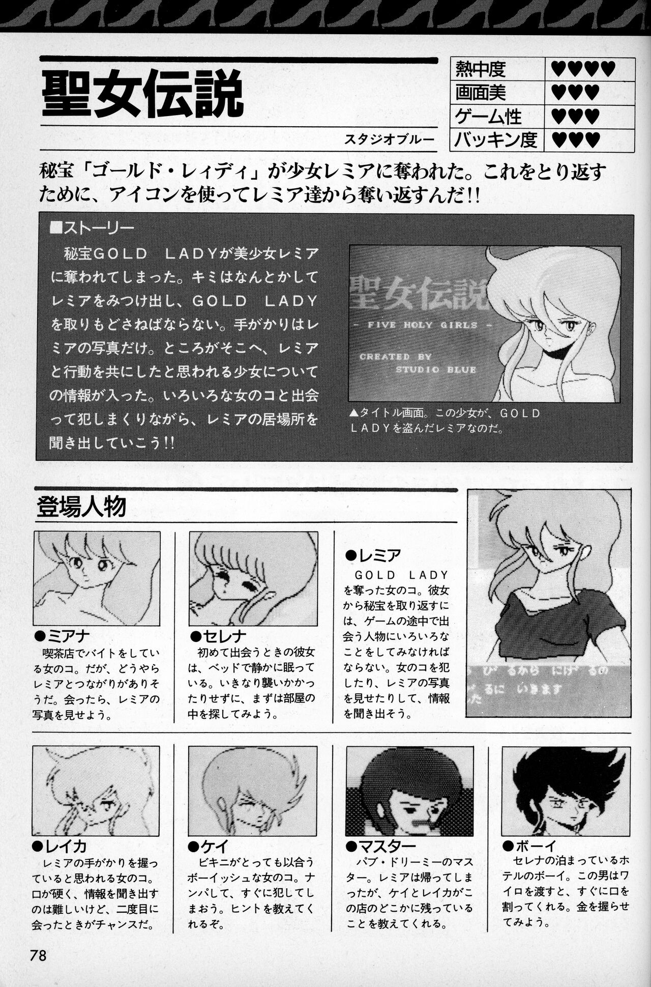 [Tokuma communications] PASOCOM GAME Bishōjo Pasocom Book (1987) [Planning office 102] 图片编号 82