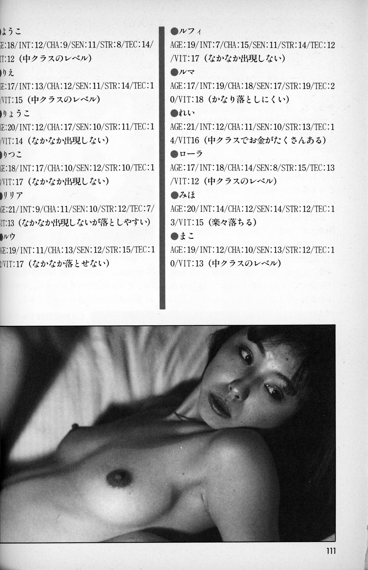 [Tokuma communications] PASOCOM GAME Bishōjo Pasocom Book (1987) [Planning office 102] 图片编号 115