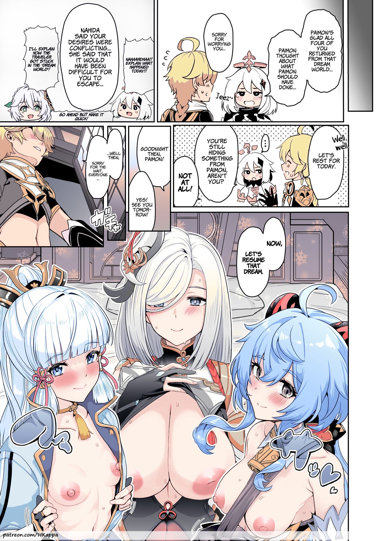 (C101) [UPA24 (Upanishi.)] CRYOGENIC DREAMER (Genshin Impact) [English] [LunaticSeibah][HKappa][FullColor] image number 28