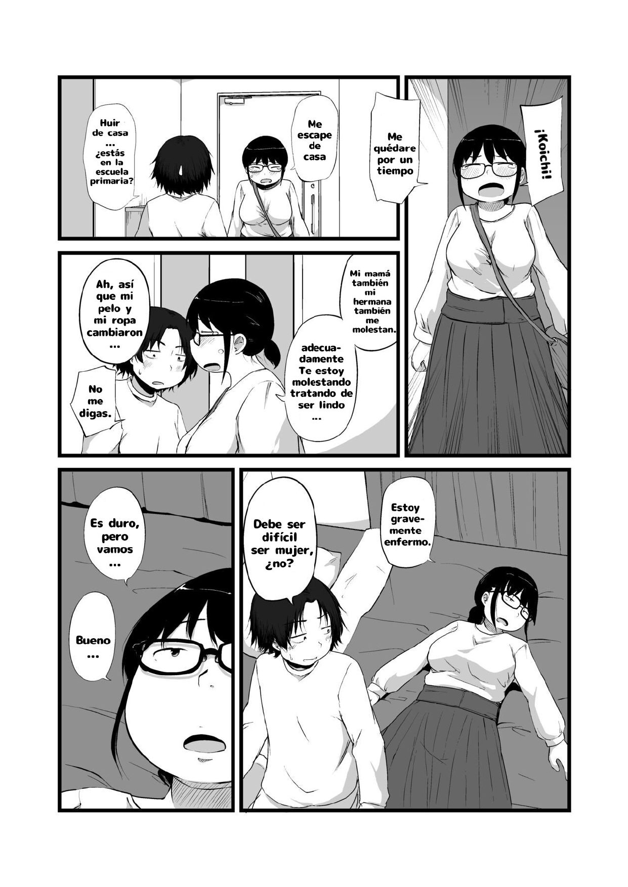 Tomodachi ga TS Shite Jimi-gao Kyonyuu ni Natta (Spanish) 图片编号 3