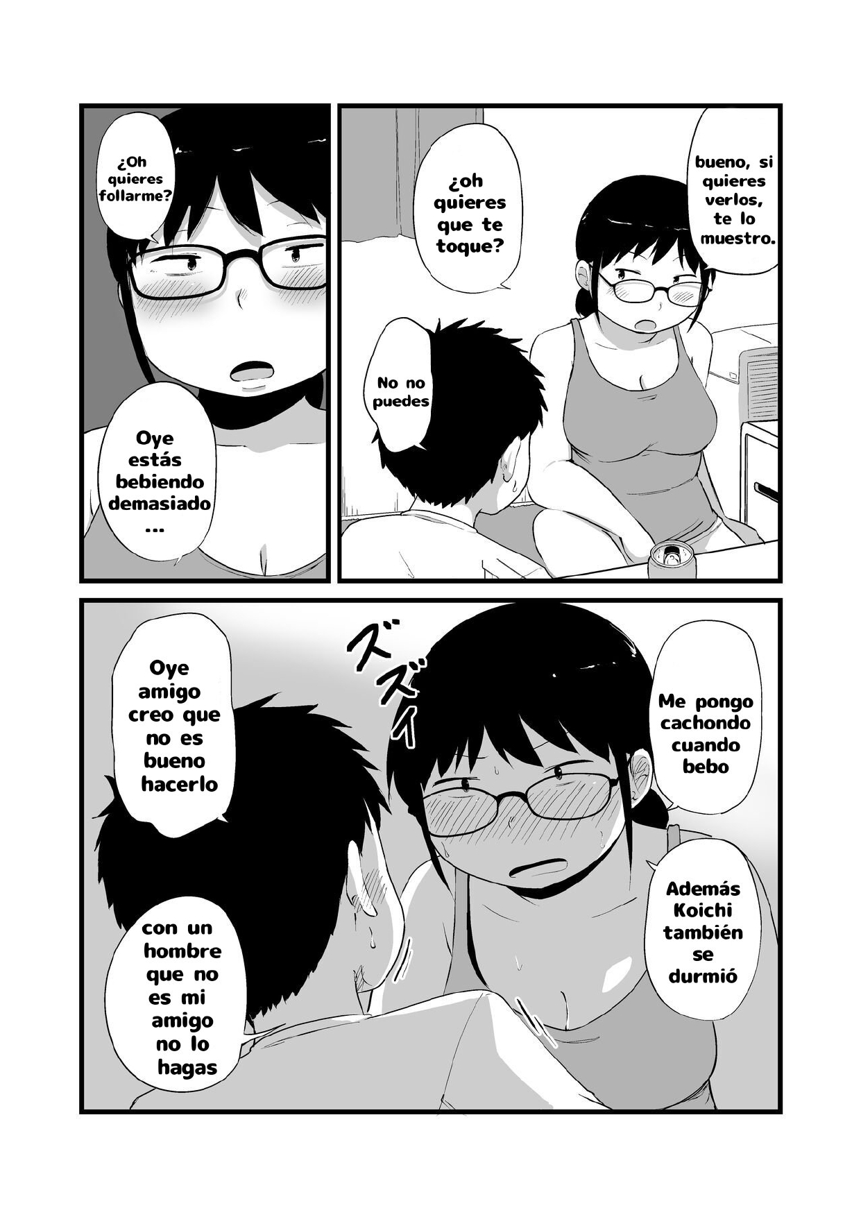 Tomodachi ga TS Shite Jimi-gao Kyonyuu ni Natta (Spanish) 图片编号 39