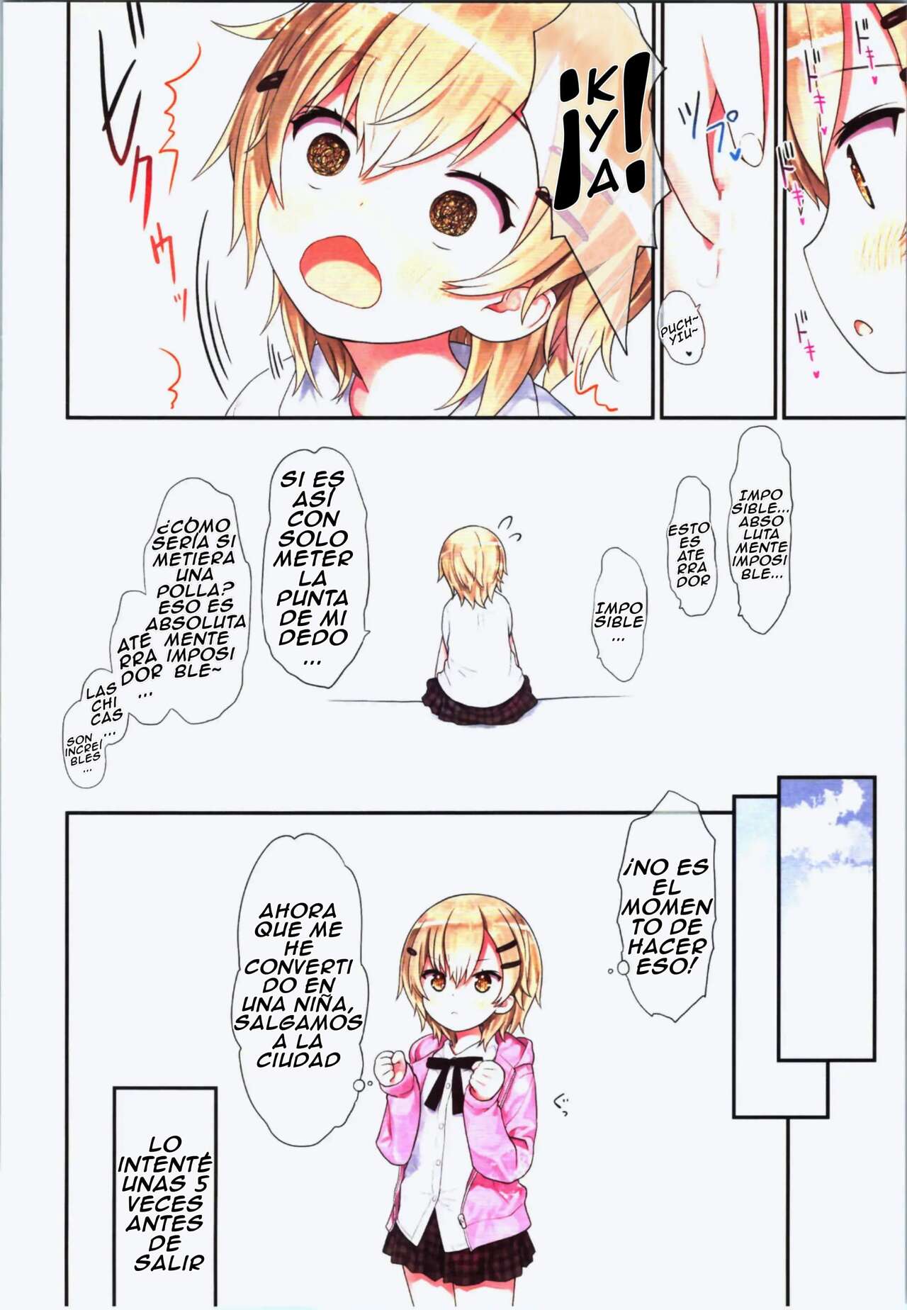 (C100) [Little Hamlet (Kiira)] TS Shoujo Ryou-chan no Mesu Ochi [Spanish] [TF Scans] image number 10