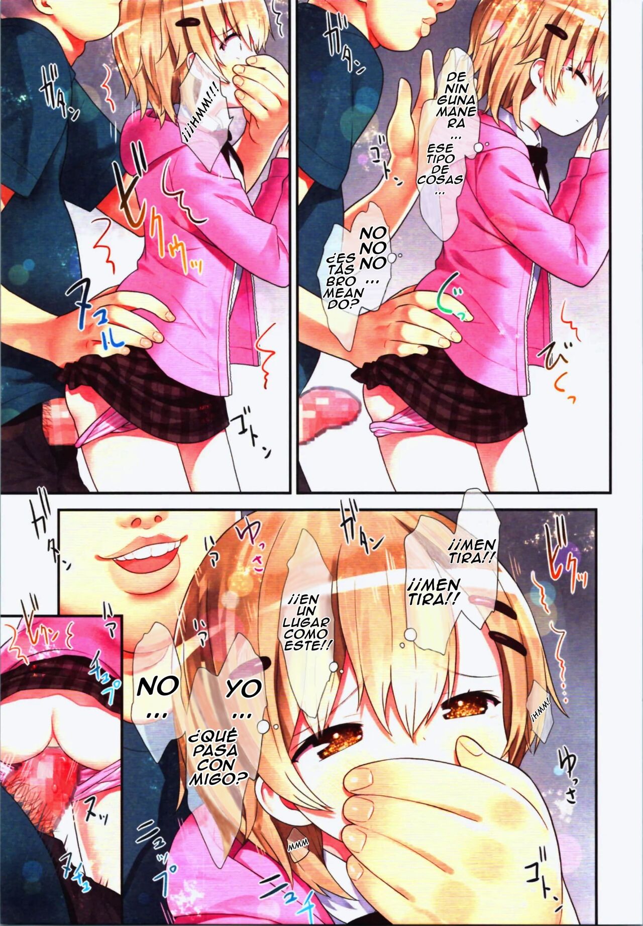 (C100) [Little Hamlet (Kiira)] TS Shoujo Ryou-chan no Mesu Ochi [Spanish] [TF Scans] image number 15