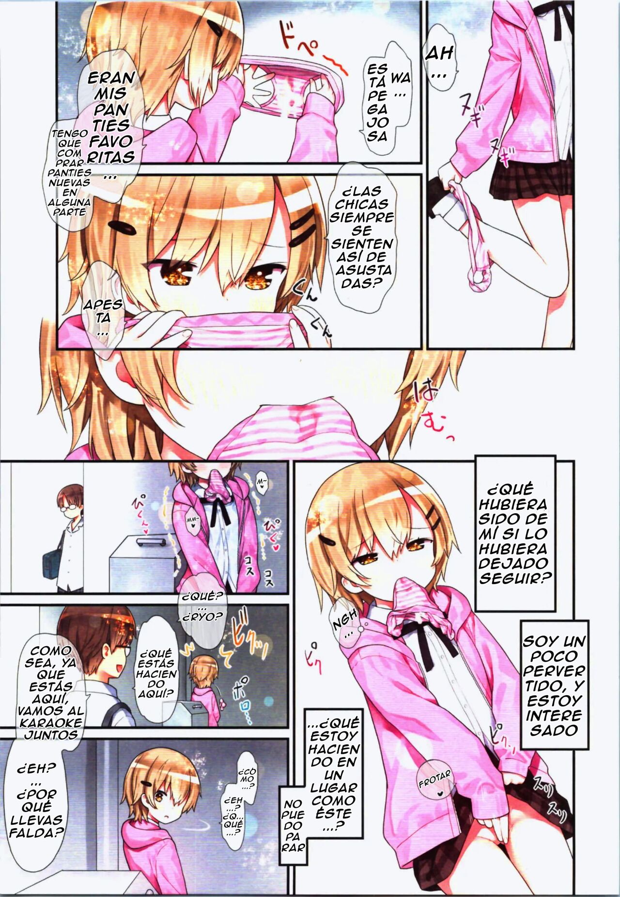 (C100) [Little Hamlet (Kiira)] TS Shoujo Ryou-chan no Mesu Ochi [Spanish] [TF Scans] image number 19