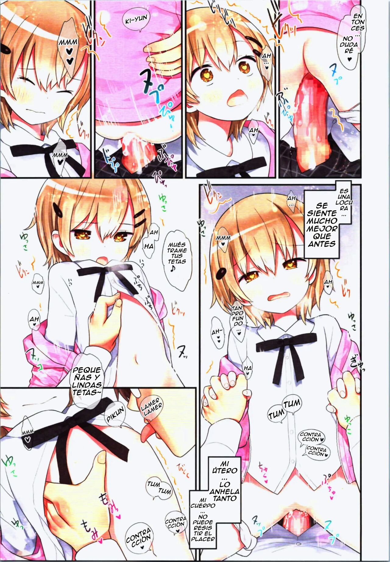 (C100) [Little Hamlet (Kiira)] TS Shoujo Ryou-chan no Mesu Ochi [Spanish] [TF Scans] image number 33