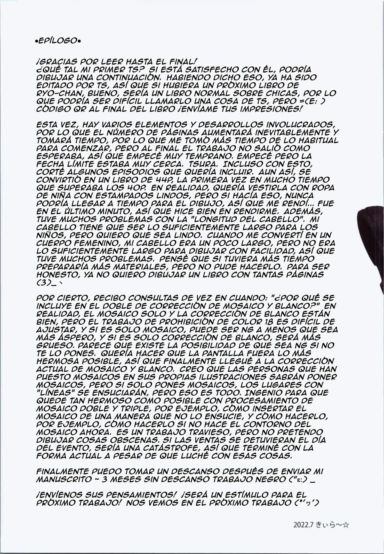 (C100) [Little Hamlet (Kiira)] TS Shoujo Ryou-chan no Mesu Ochi [Spanish] [TF Scans] image number 40