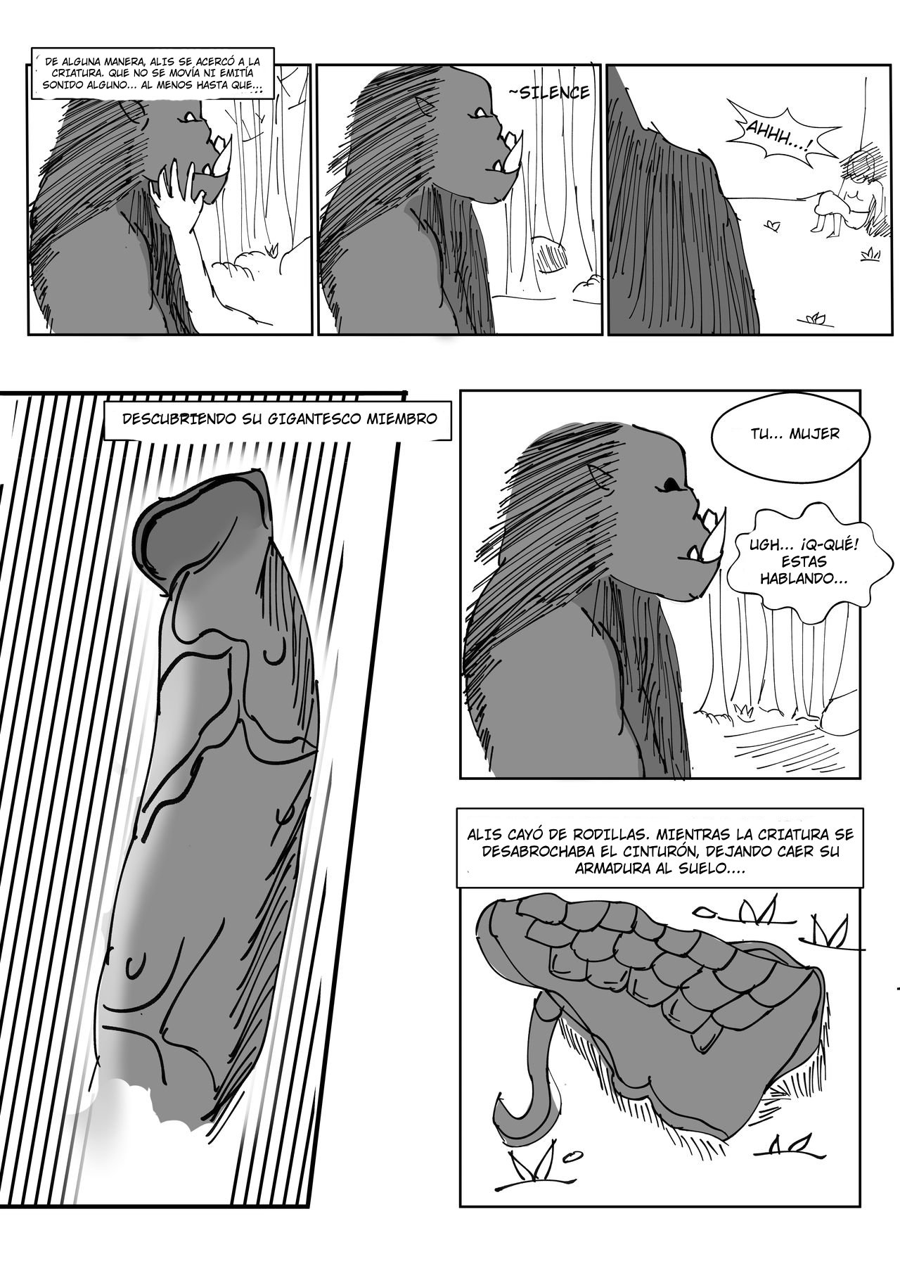 [Ello] Horny wife and Orc [Spanish] [Digital] 6eme image