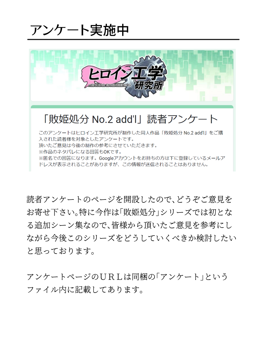 [Heroine Engineering (TAREkatsu)] Haiki Shobun Shiranui Mai No.2 Add'l (Route B) image number 17