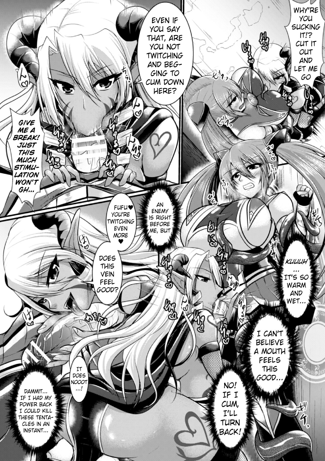 [Seres Ryu] Yoru no Onna Senshi Naito Miraaju | Female Warrior of the Night: Night Mirage (2D Comic Magazine Futanari Shokushu Sakusei Shasei Kairaku ni Oboreru Heroine-tachi Vol. 1) [Digital] [English] [Pangean] 画像番号 8